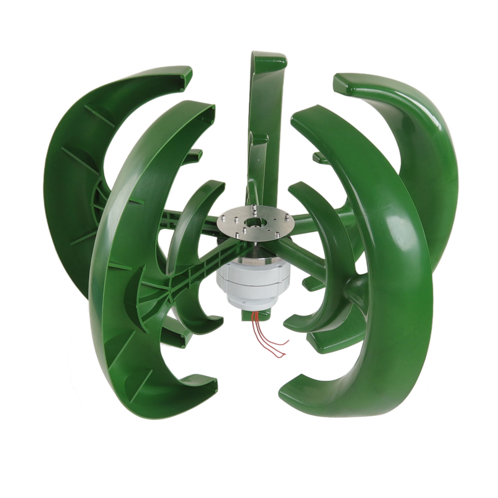 12v/24v 300w Windkraftanlage, 5 Flügel, Vertikalachse, Mit Regler