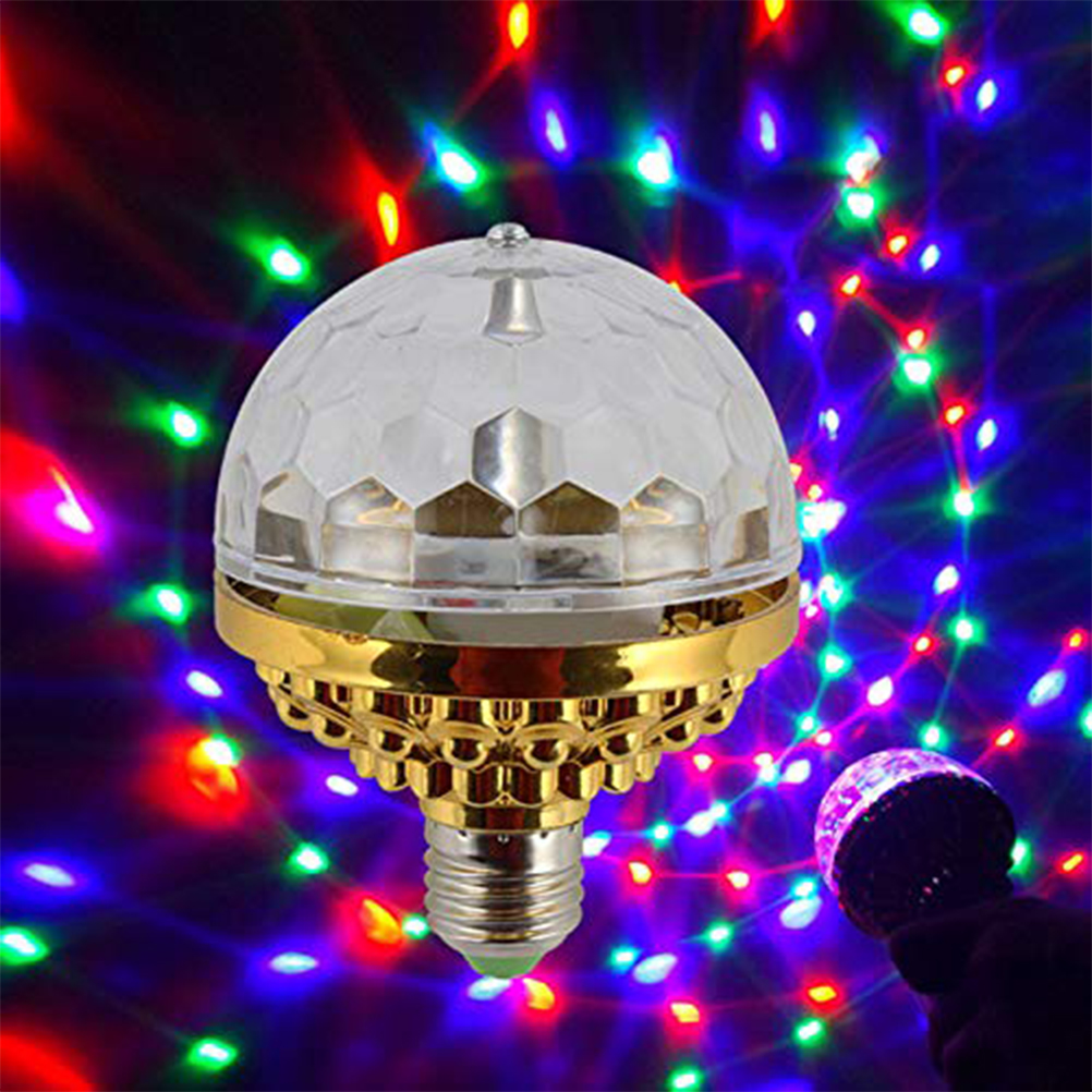 Rotierende Led-lichtkugel, Bunte Kristall-zauberlampe, Bühnenprojektor