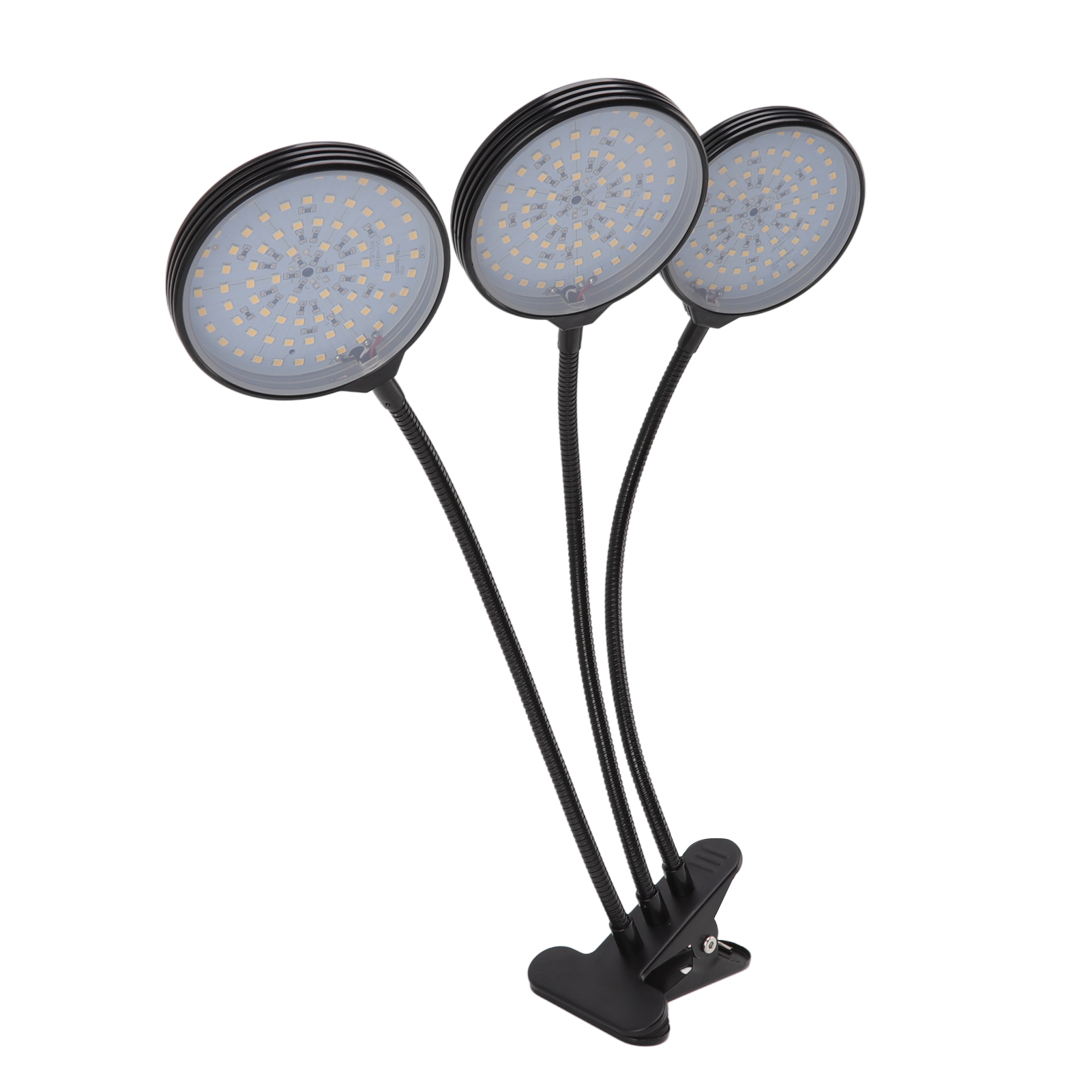 45w Led-pflanzenlampe, 3 Köpfe, Klemme, Usb-stromversorgung, Licht Für Zimmerpflanzen, Sämlinge, Sukkulenten.