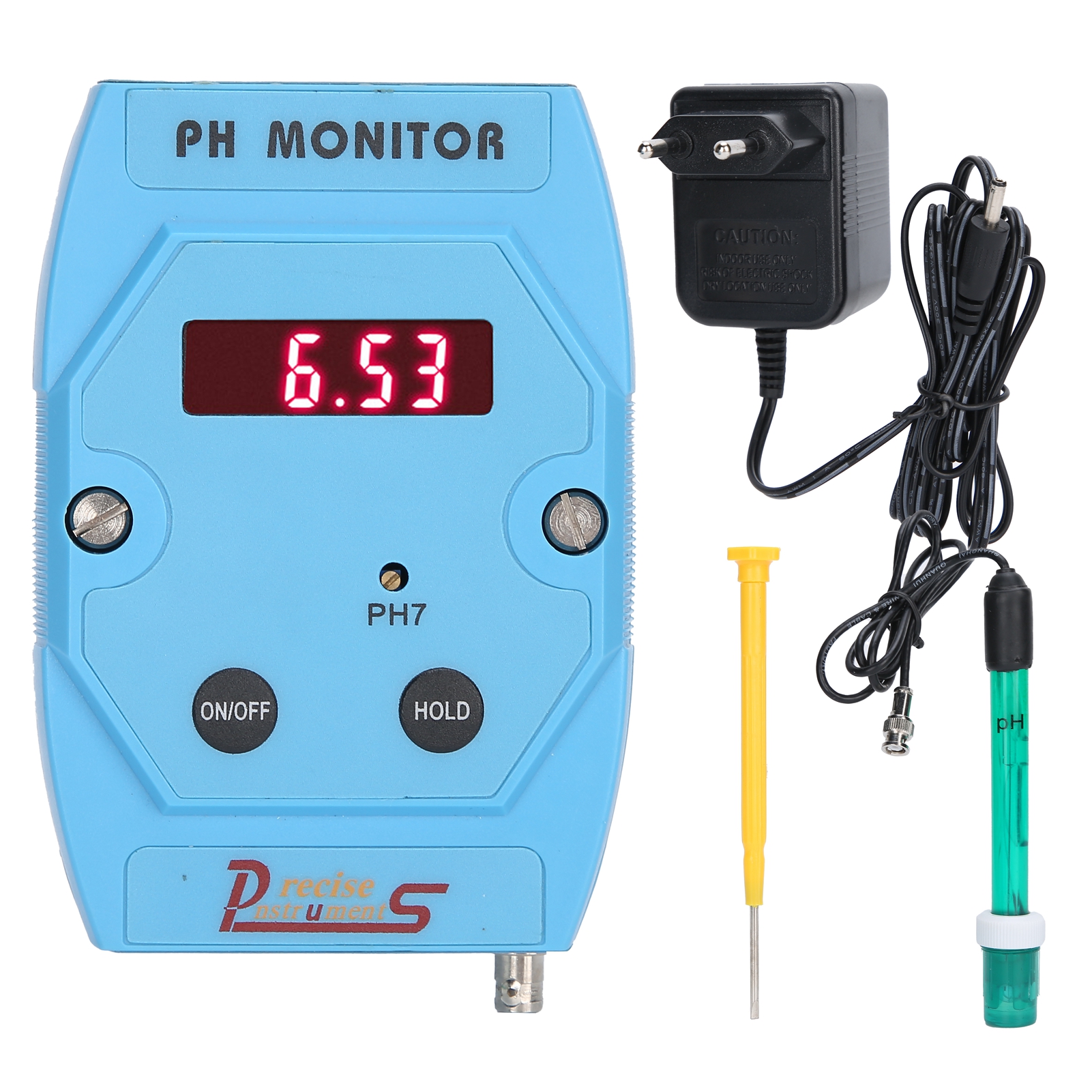 Ph-025n Online-ph-analysator, Digitales Wand-wasserqualitätsmessgerät, 230–240 V, 50 Hz, 19 Ma, Eu-tester
