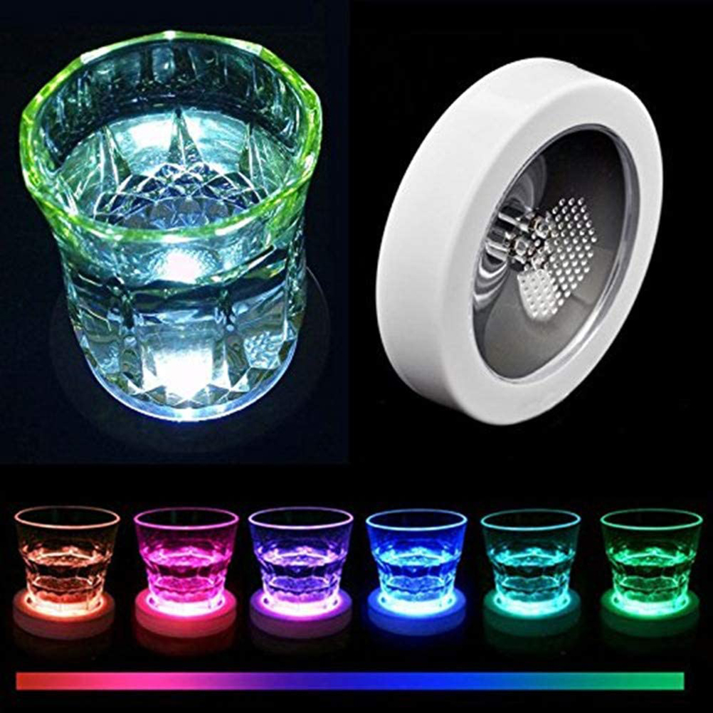 Beleuchtetes Gläserset, Led-untersetzer Mit Schwerkraftsensor, Getränkehalter Für Bar, Party, Club