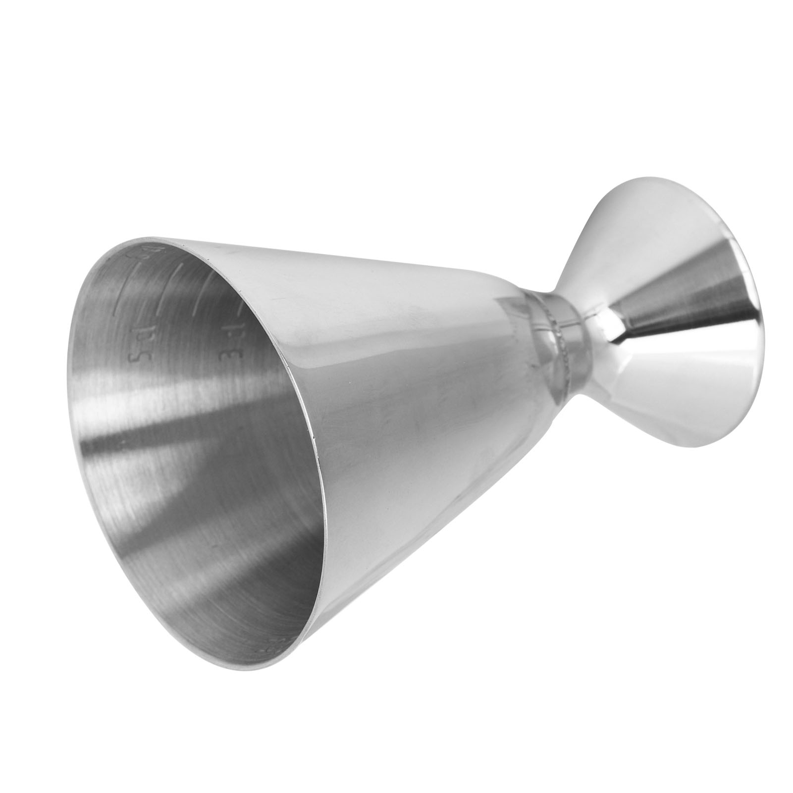 Messbecher Aus Edelstahl, Verdickter Cocktail-jigger Mit Einem Messkopf Und Skala