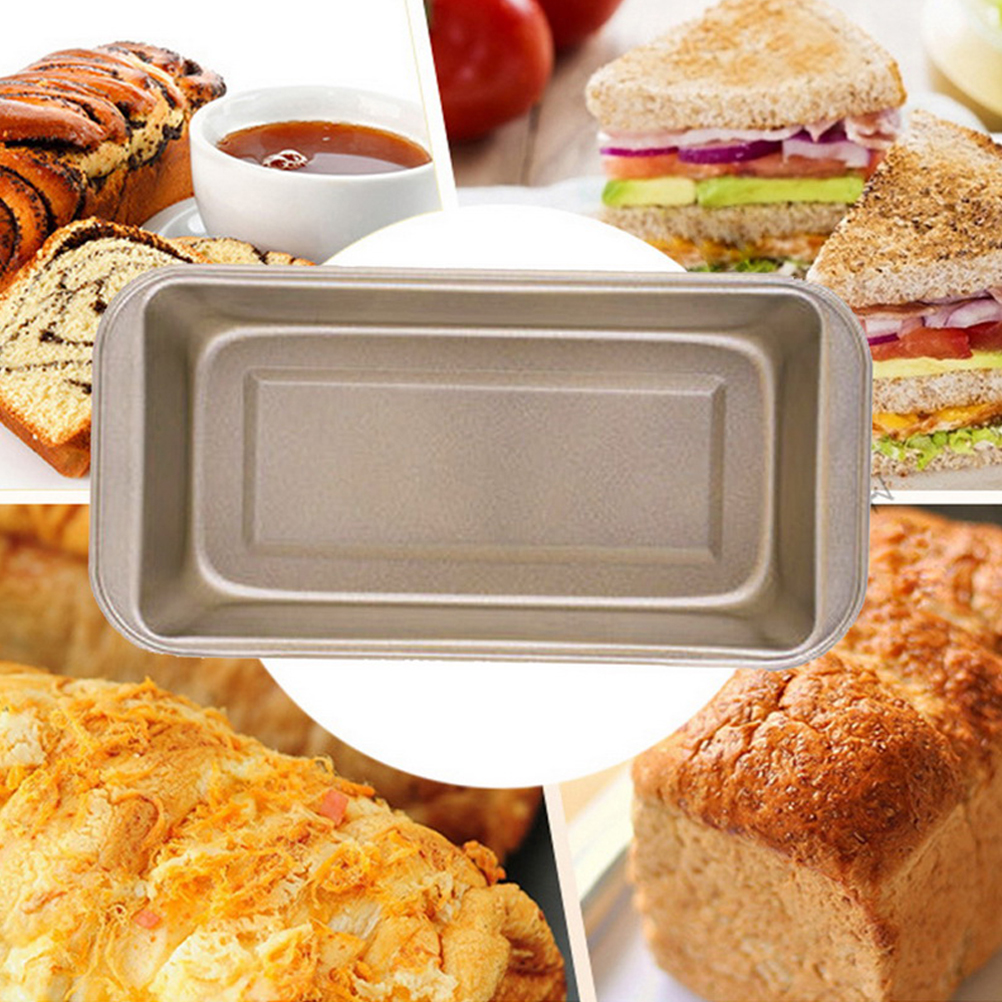Rechteckige, Antihaftbeschichtete Brotbackform Aus Kohlenstoffstahl, Auch Als Toastform Für Den Backofen Oder Als Gebäckform Für Sandwichbrot Geeignet.