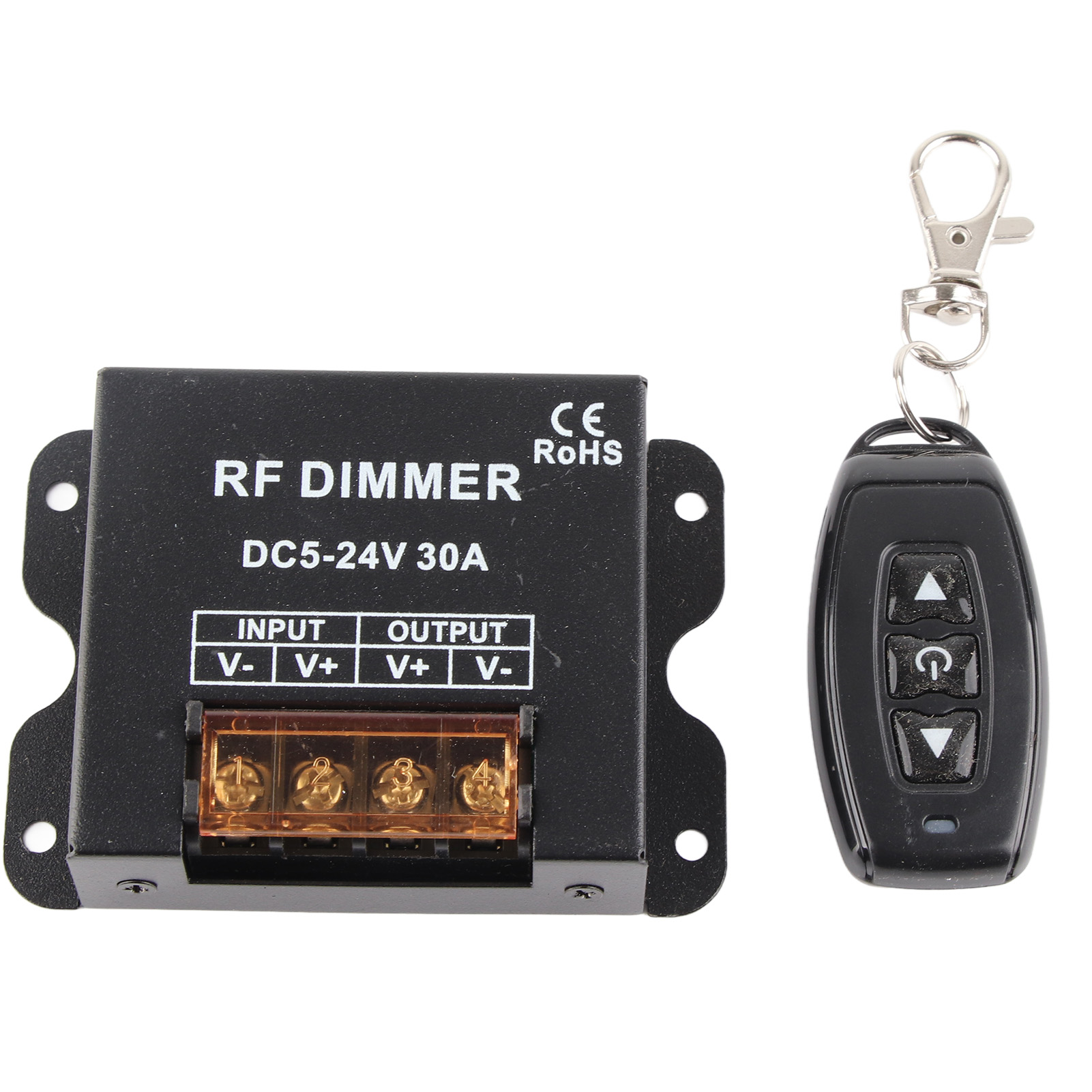 3-tasten-rf-funkfernbedienung Für Monochromen Led-dimmer, Leistungsstarker Funkcontroller
