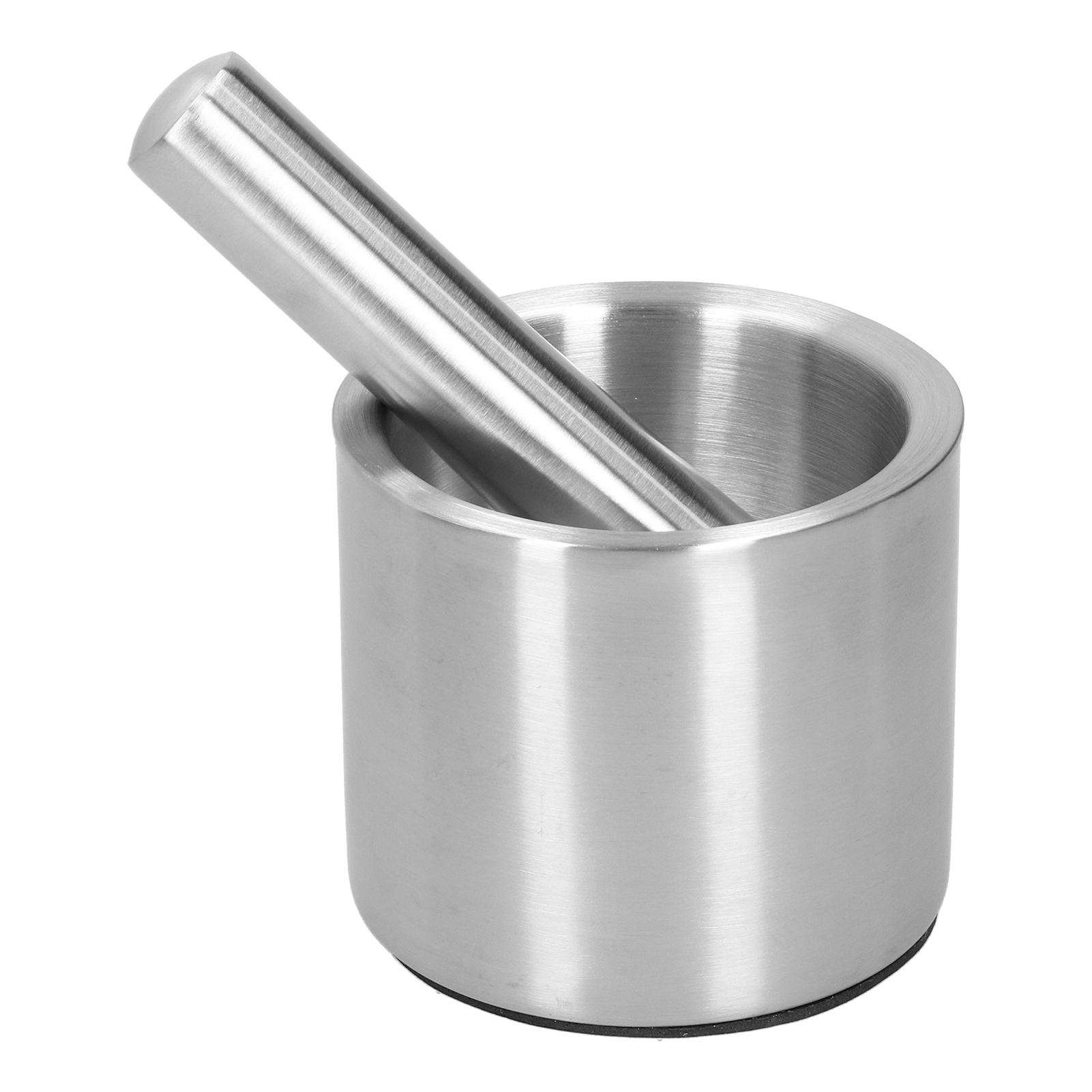 Mörser Und Stößel Aus Edelstahl, Manuelle Knoblauchmühle, Zerkleinerer Und Zerkleinerer, Küchenutensil.
