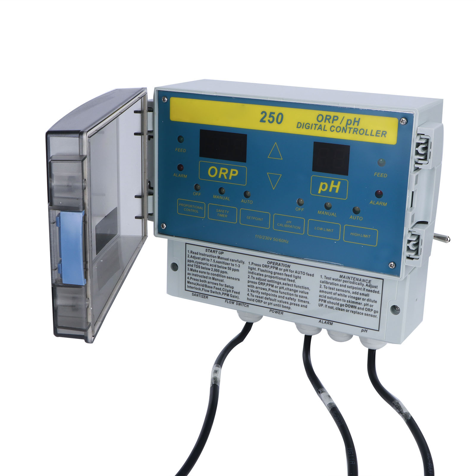 220-v-mikroprozessor-gesteuertes Digitales Ph- Und Orp-wasserqualitätsmessgerät Für Schwimmbad, Badewanne Und Spa