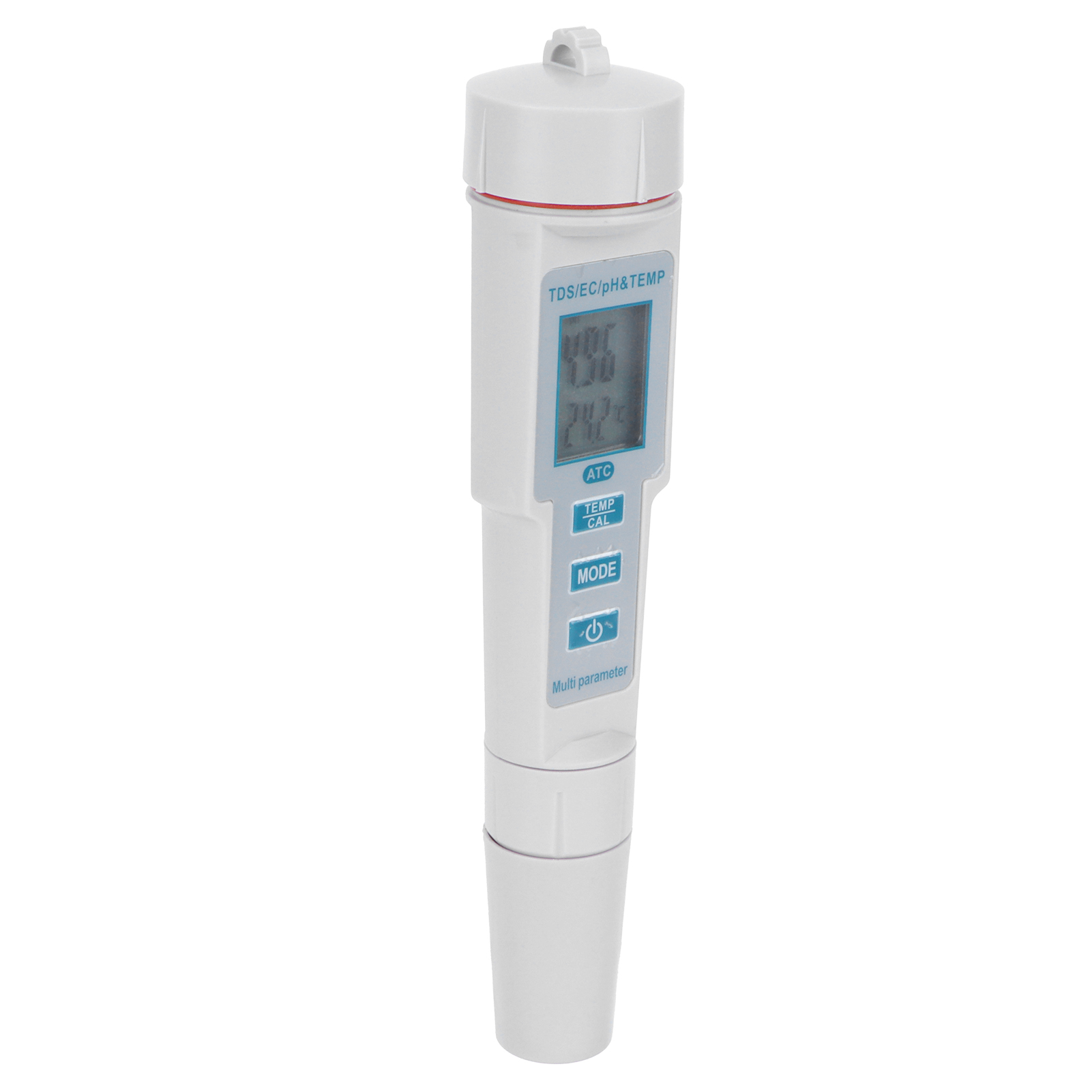 4-in-1 Wasserqualitätsprüfset: Ph/ec/tds/temp Für Schwimmbäder, Trinkwasser Und Labore