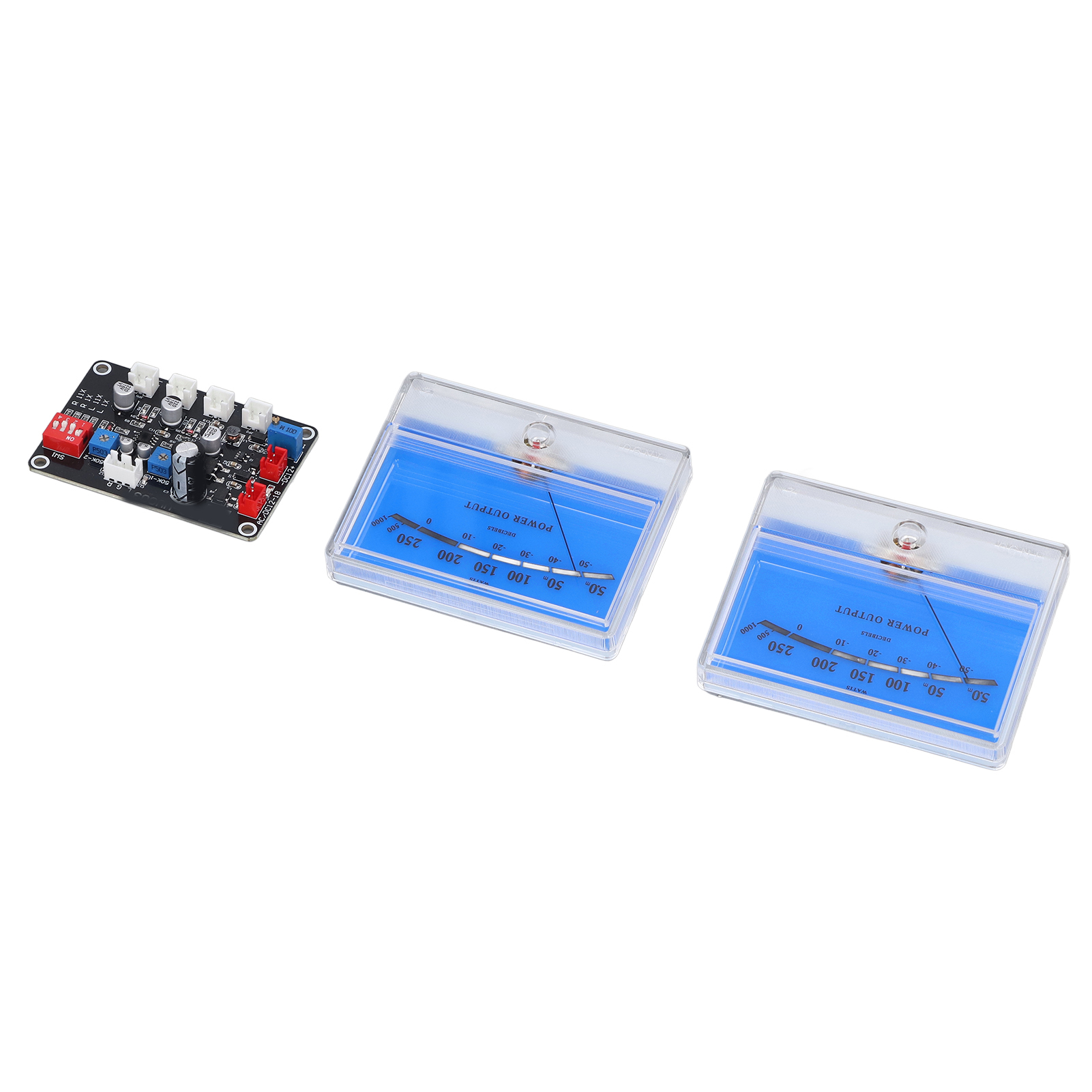Vu-modul Mit Einstellbarer Hintergrundbeleuchtung, Abs, Einfacher Bedienung, Vielseitig Einsetzbar, Inklusive Steuerplatine, Für Den Diy-umbau Von Auto-/heim-audiosystemen.