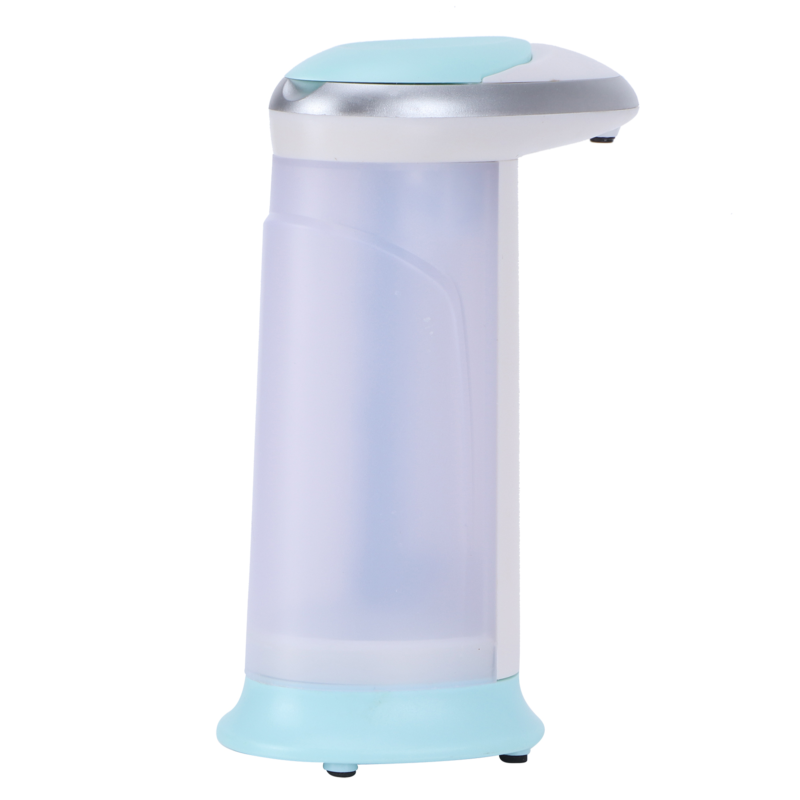 Automatischer, Berührungsloser Blauer Seifenspender Mit Infrarotsensor Und Flüssigkeitsbehälter Für Badezimmer Und Toilette.
