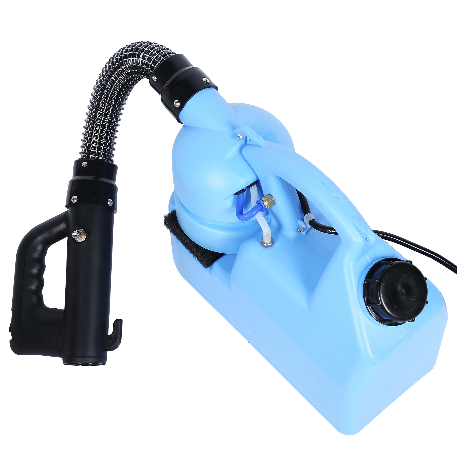 Tragbarer, Blauer 8-liter-ulv-gartensprüher Mit Schultergurt, 220 V, 50 Hz, Eu-stecker