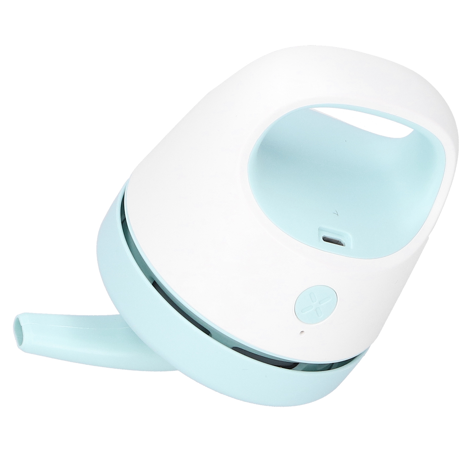 Mini-tischstaubsauger Mit 2 Saugstufen, Tragbarem Krümel- Und Staubauffangbehälter, Usb-aufladbar Für Zuhause Und Büro, Blau