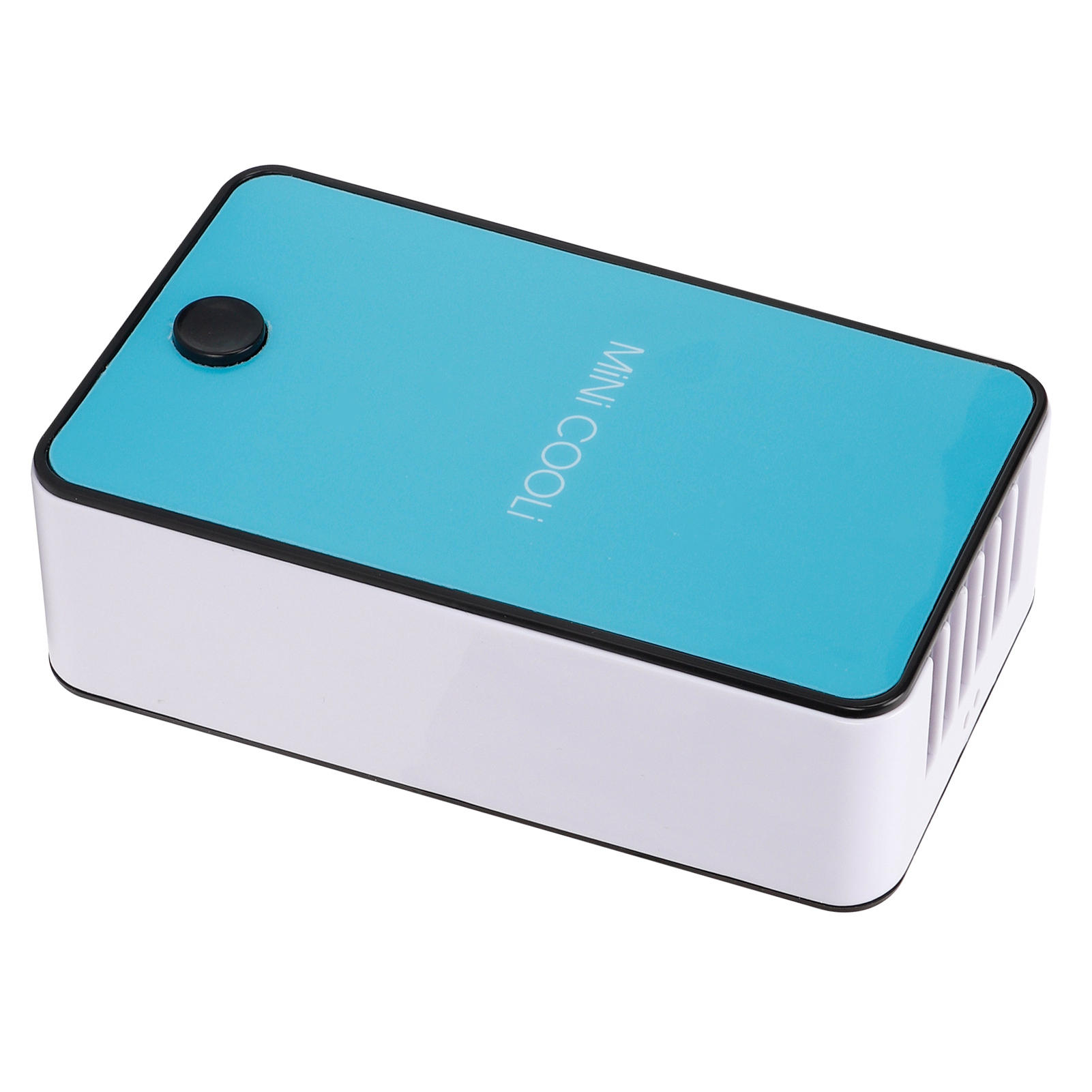 Tragbarer, Klingenloser Wimperntrockner, Mini-ventilator, Usb-aufladbar, Blau