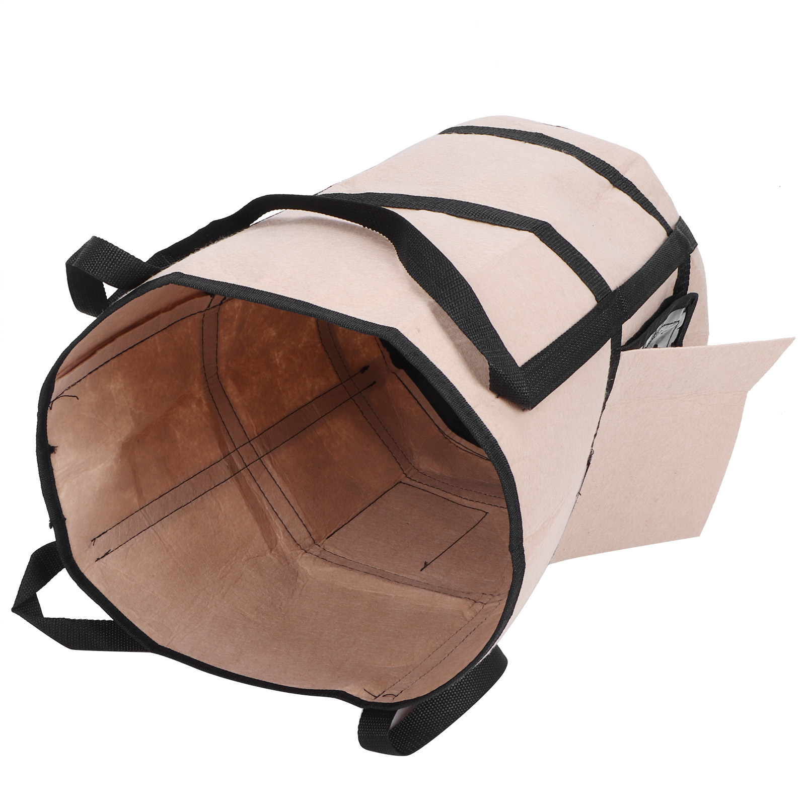 Kartoffelpflanzsack Aus Filz, Braun Mit Schattierung, 35 X 45 Cm, 43 L/10 Gallonen, Gartengerät Zum Anpflanzen Von Gemüse Und Obst