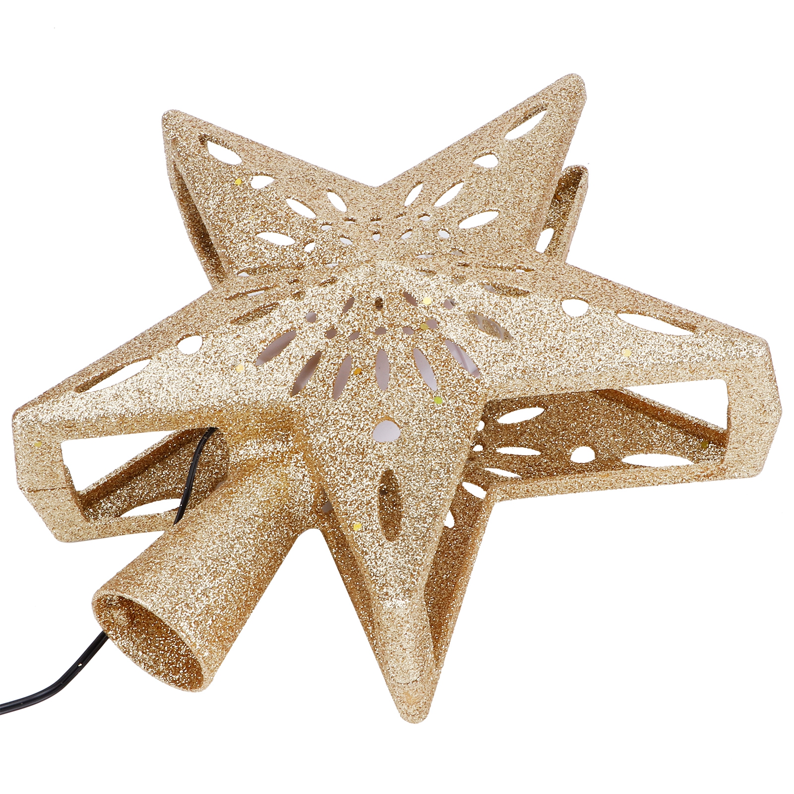 Rotierender Led-schneeflockenprojektor Für Weihnachtsbaum, Innendekoration, Eu-stecker 220-240 V