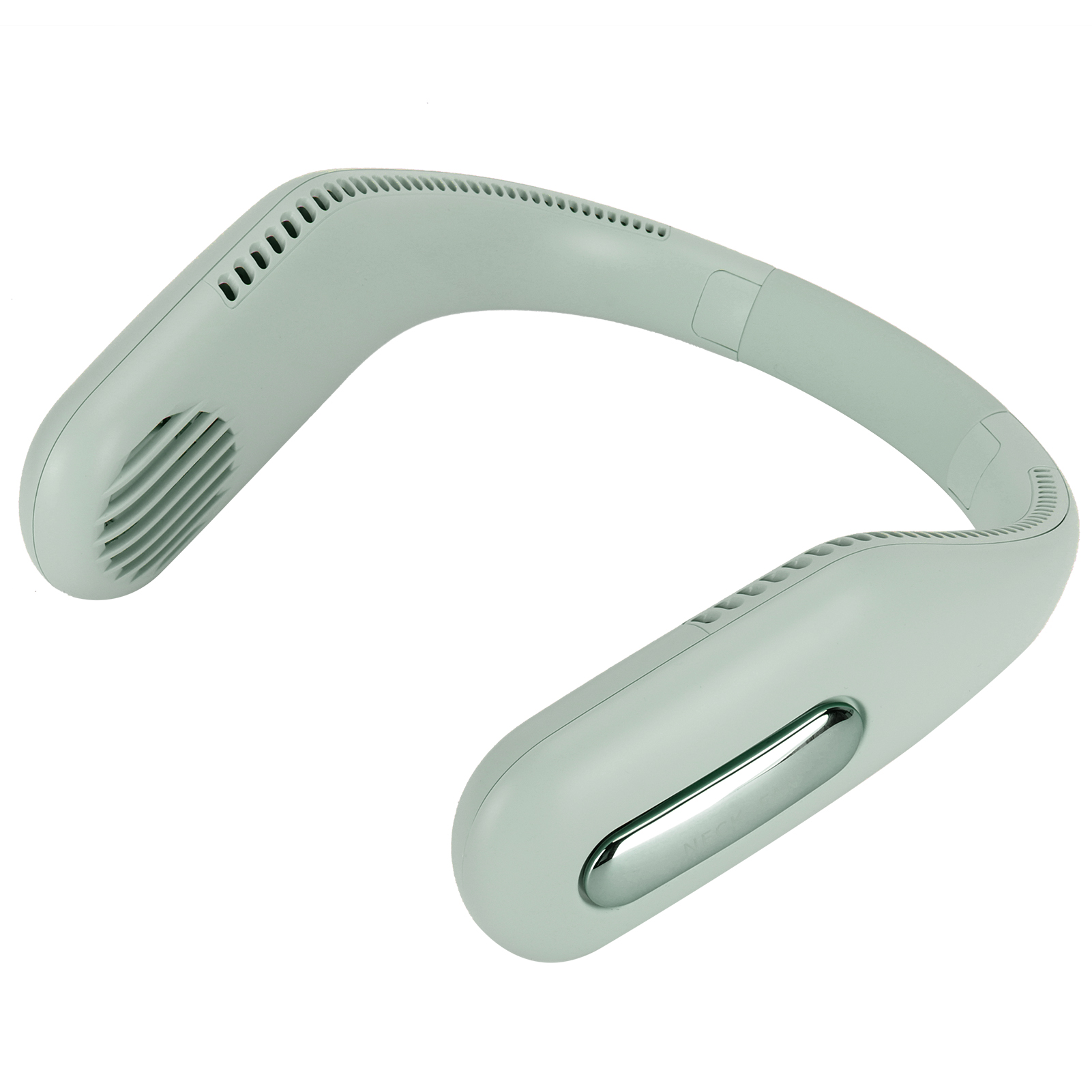 Mini-nackenventilator Mit 3 Windstufen, Verstellbarer Ventilator Für Zuhause Und Büro, Grün