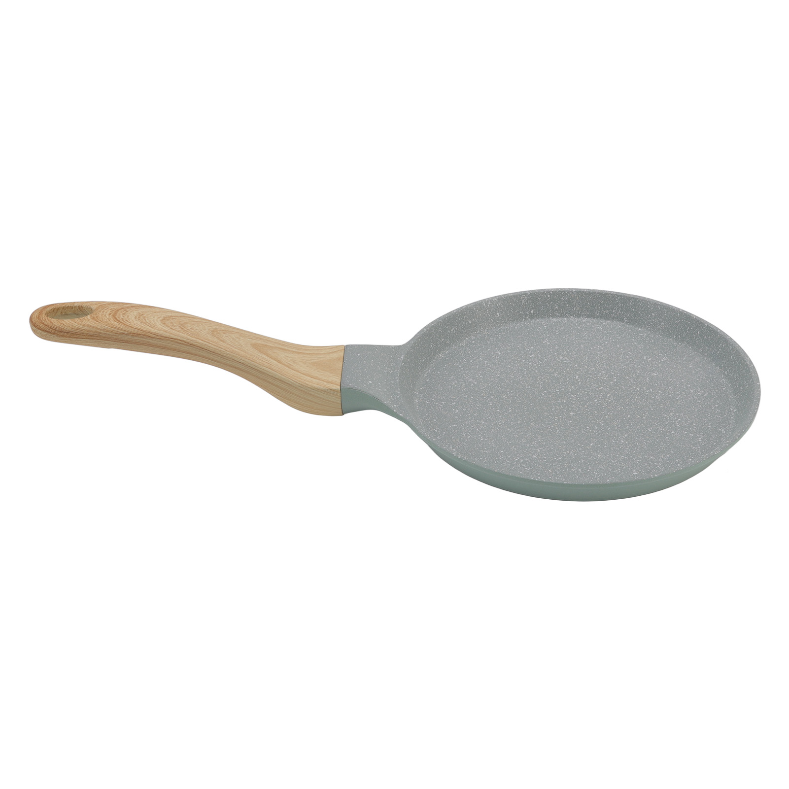 Grüne, Antihaftbeschichtete Aluminium-bratpfanne (28 Cm), Glänzend, Mit Ergonomischem Griff Zum Kochen, Ideal Für Frühstück Und Die Tägliche Küche.