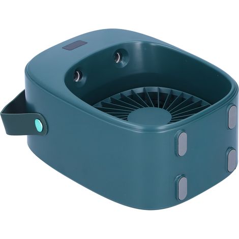 Verstellbarer, Tragbarer Elektroventilator Mit Sprühfunktion, Grün, Für Zuhause, Outdoor-bereich Und Studentenwohnheim