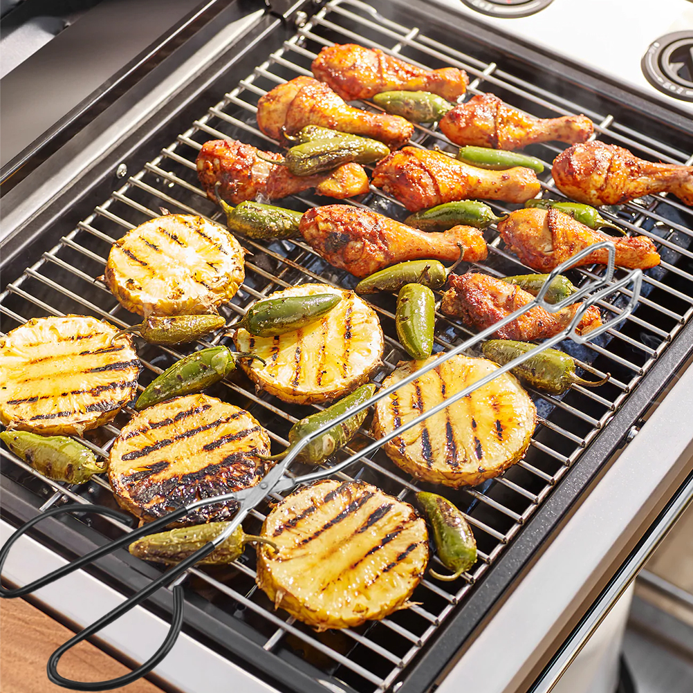 Fleischzange Aus Edelstahl, Gemüseschneider, Küchenzange Zum Braten, Brotschneiden, Grillen Und Barbecue