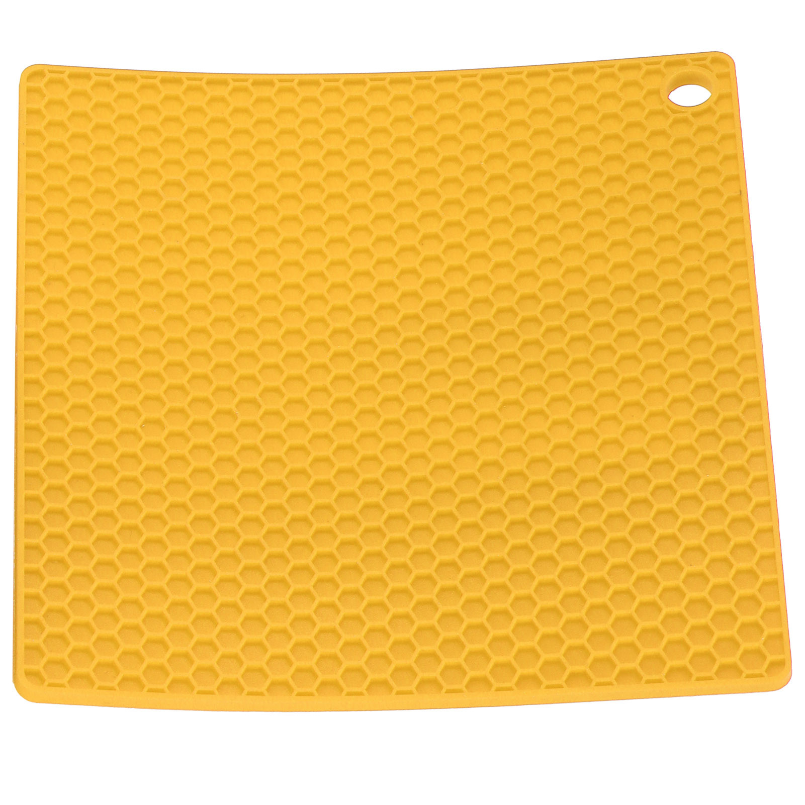 Dicke, Lebensmittelechte Silikon-untersetzermatte, Hitzeschutz Für Mikrowelle Und Backofen, Gelbe Küchenmatte