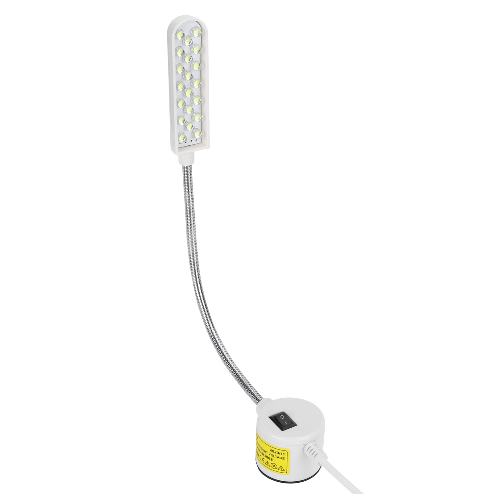 Nähmaschinen-led-lampe Mit 20 Energiesparenden Leds, Schwanenhals-arbeitsleuchte, Eu-wechselstrom 110–250 V