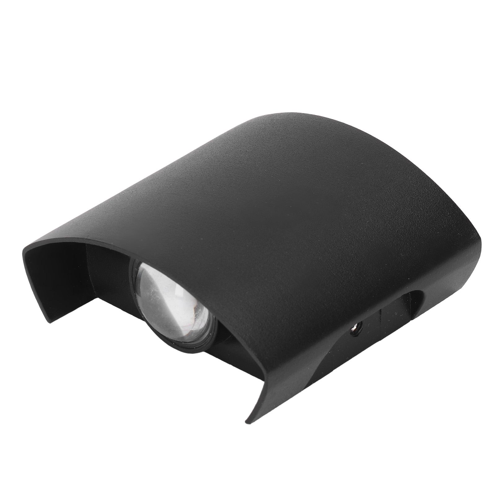 Wasserdichte Led-wandleuchte Aus Schwarzem Aluminium, Dekorative Außenwandleuchte, 110–265 V, Weißes Licht
