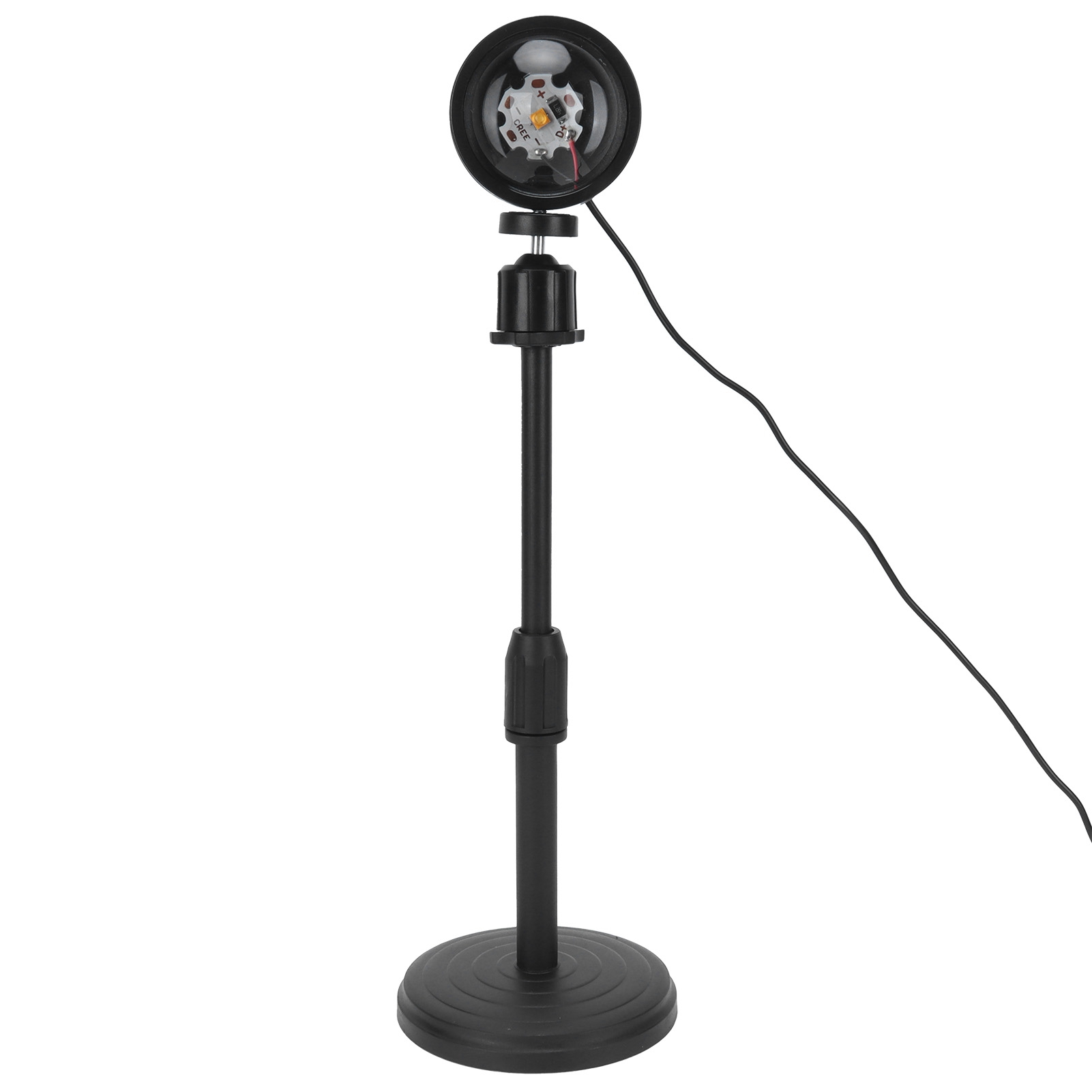 Usb-led-sonnenuntergangslampe, Dämmerungsprojektor, 180°-drehung, Nachtlicht Fürs Schlafzimmer.