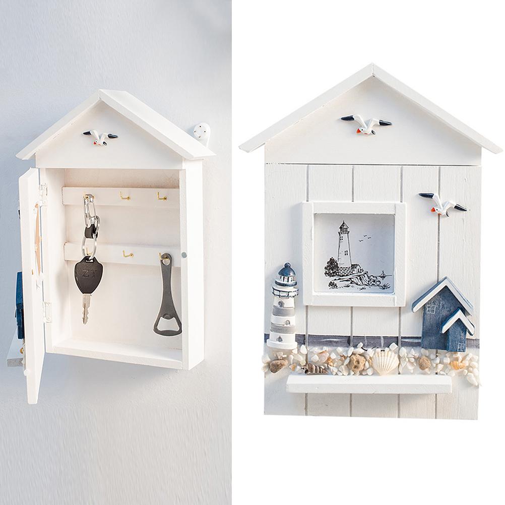 Schlüsselkasten Aus Holz Zur Wandmontage, Praktische Aufbewahrung Für Schlüssel Und Kleine Accessoires