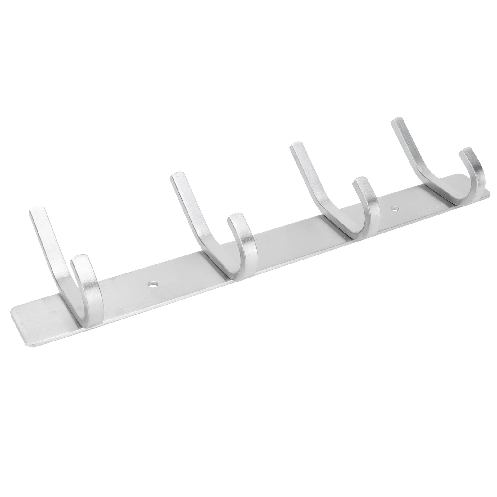 Wandhaken Aus Gebürstetem Edelstahl, Schlichtes Design, 4 Wandhaken Für Badezimmer Oder Wohnung.
