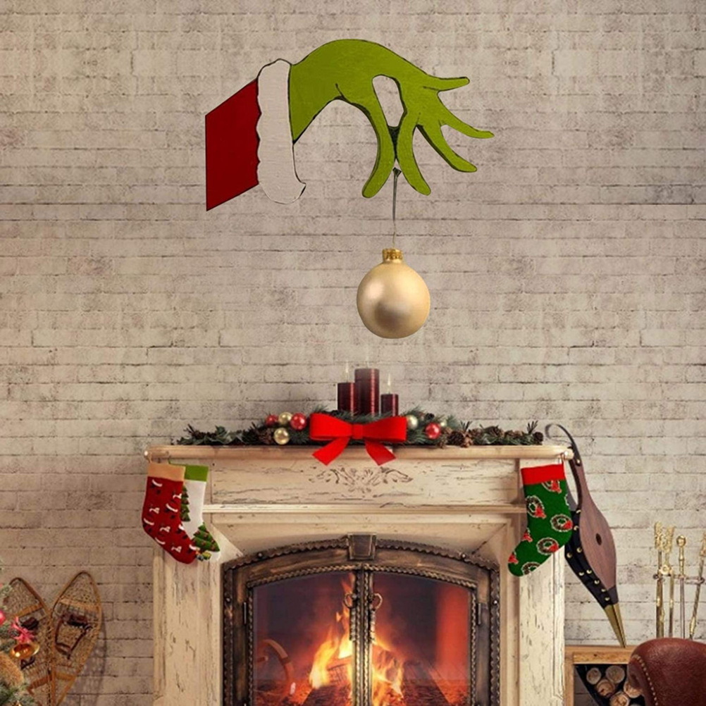 Set Mit 4 Weihnachtsdiebfiguren, Humorvolle Dekoration Für Fenster, Kamin, Wand