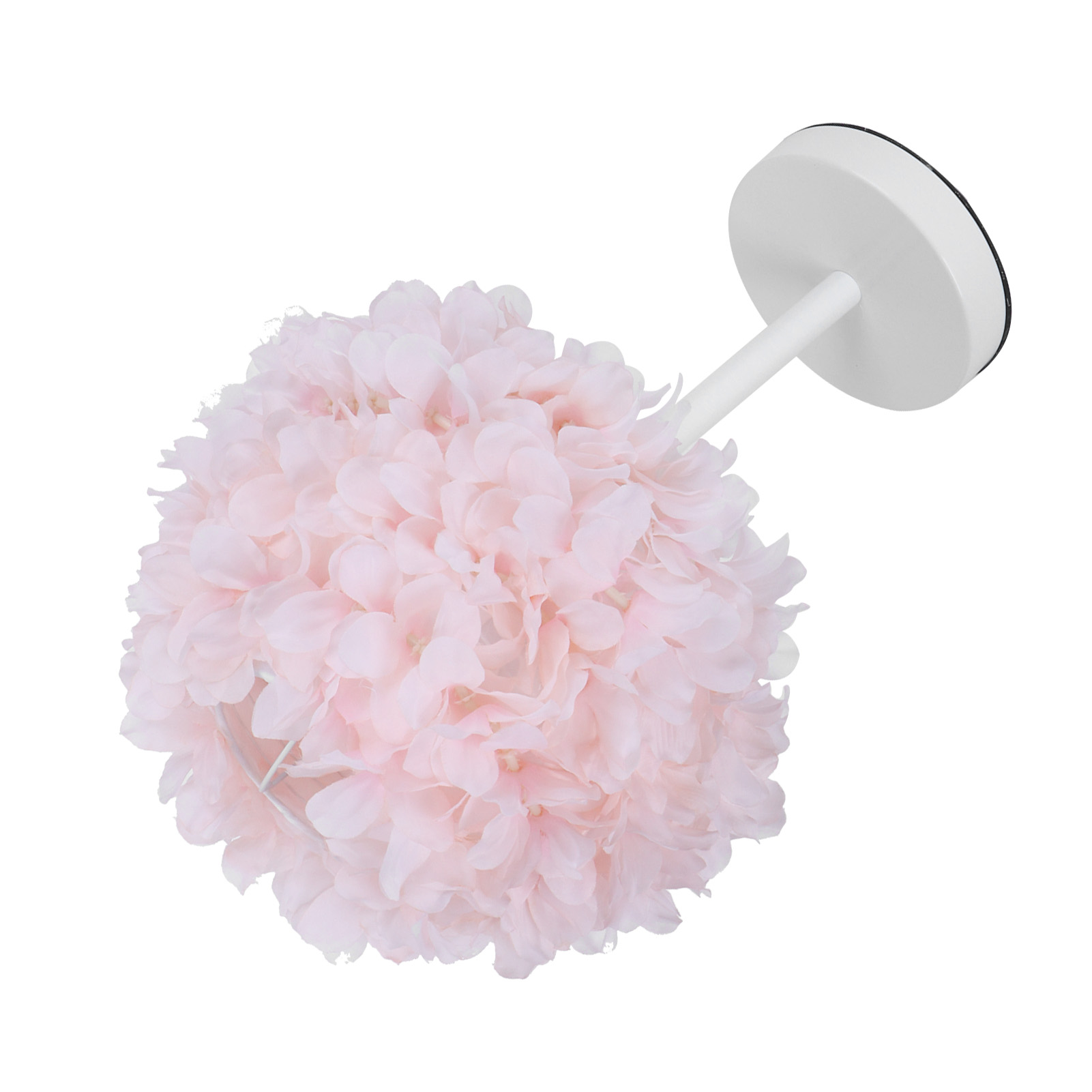 Blumenförmige Tischleuchte, Nachttischlampe, Bürodekoration, Hellrosa, Eu-stecker 110–240 V