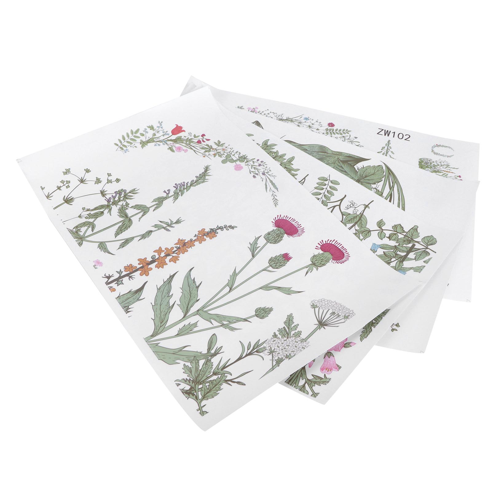 Diy-set Mit Floralen Wandstickern, Tapete Für Die Wohnzimmer-hintergrunddekoration