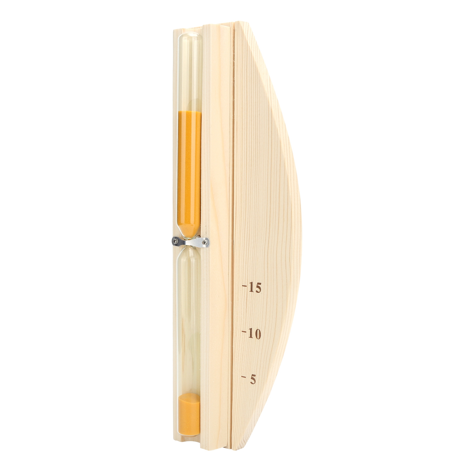 Sanduhr Aus Holz, 15-minuten-saunauhr, Gläserne Wand-sanduhr Zur Badezimmerdekoration, Zeitschaltuhr Aus Naturholz