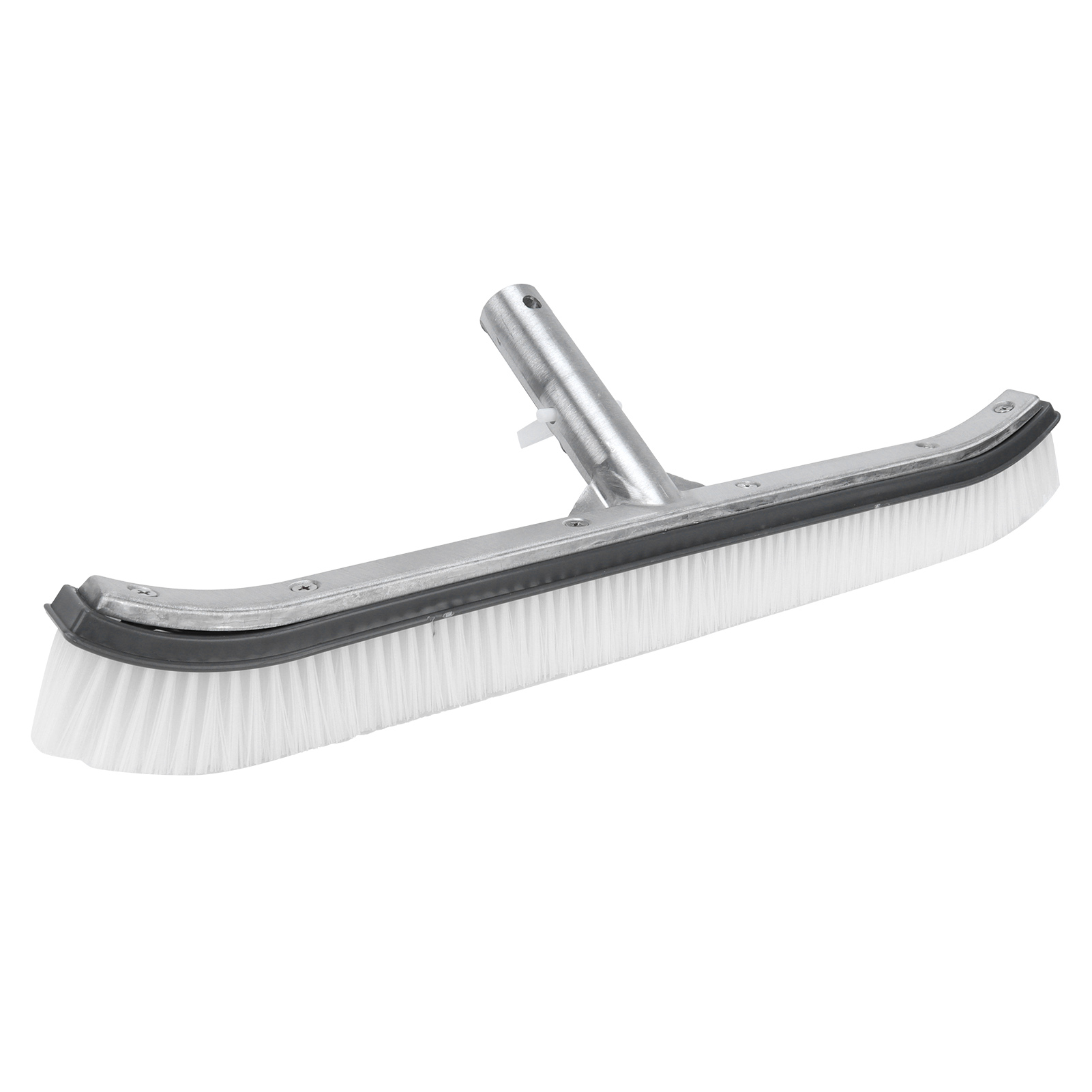 18-zoll-poolreinigungsbürste Aus Aluminium, Graues Poolzubehör