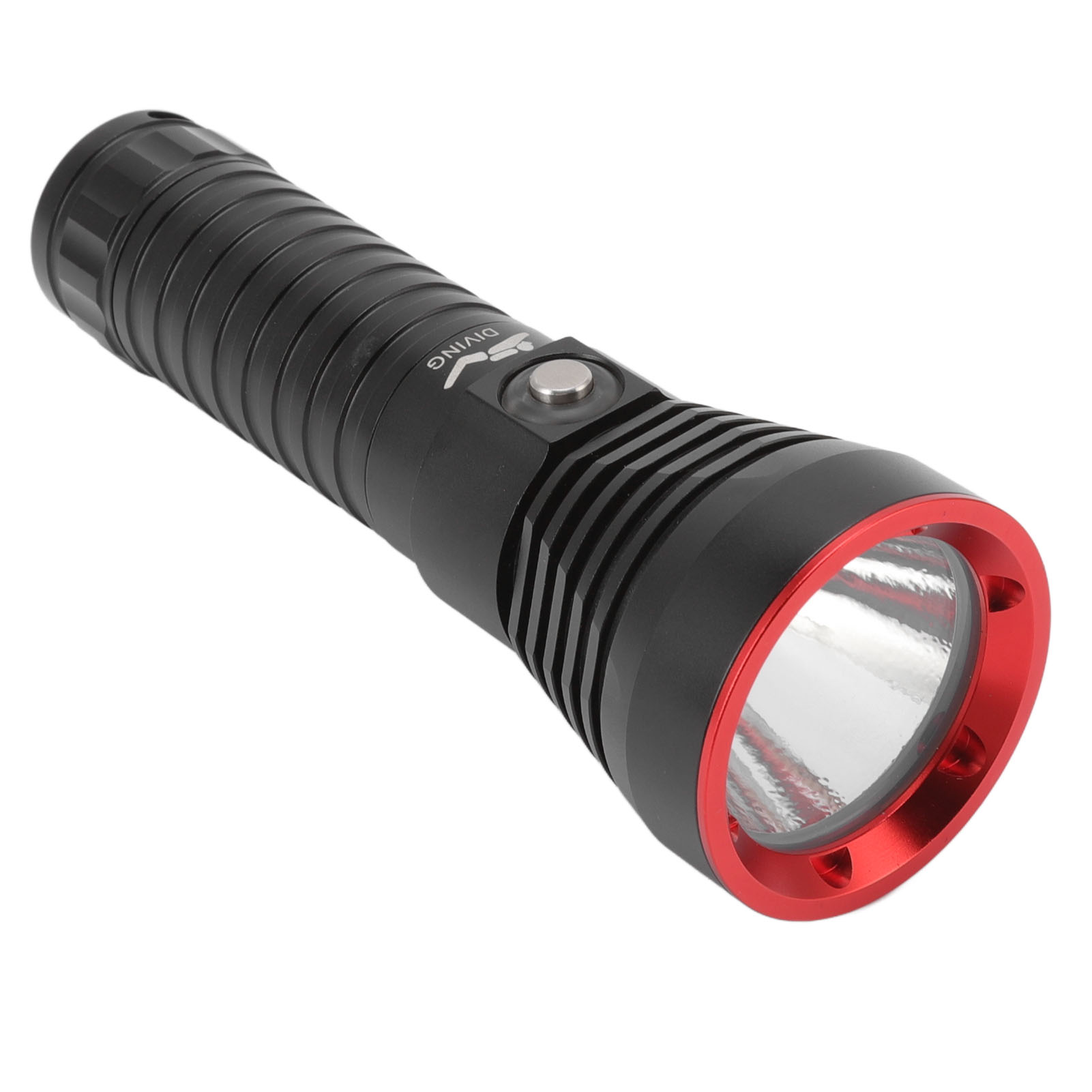 3000lm Led-tauchlampe, Ipx8 100m Wasserdichte Unterwasserlampe, Rotes Licht, Leistungsstarke Beleuchtung Für Nachttauchgänge.