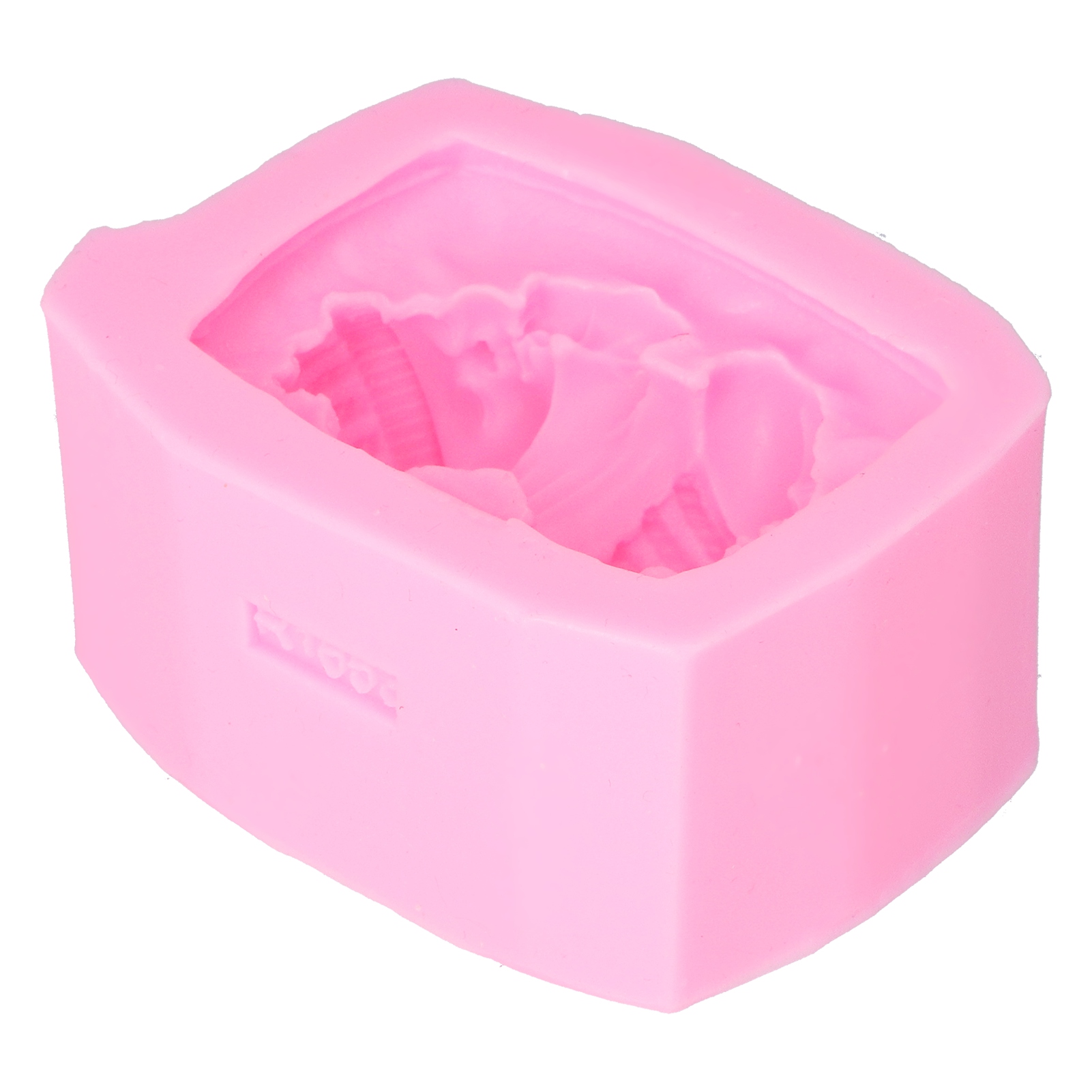 Silikon-seifenform In Form Eines Schlafenden Babys Für Fondanttortendekoration, Diy-backwerkzeug