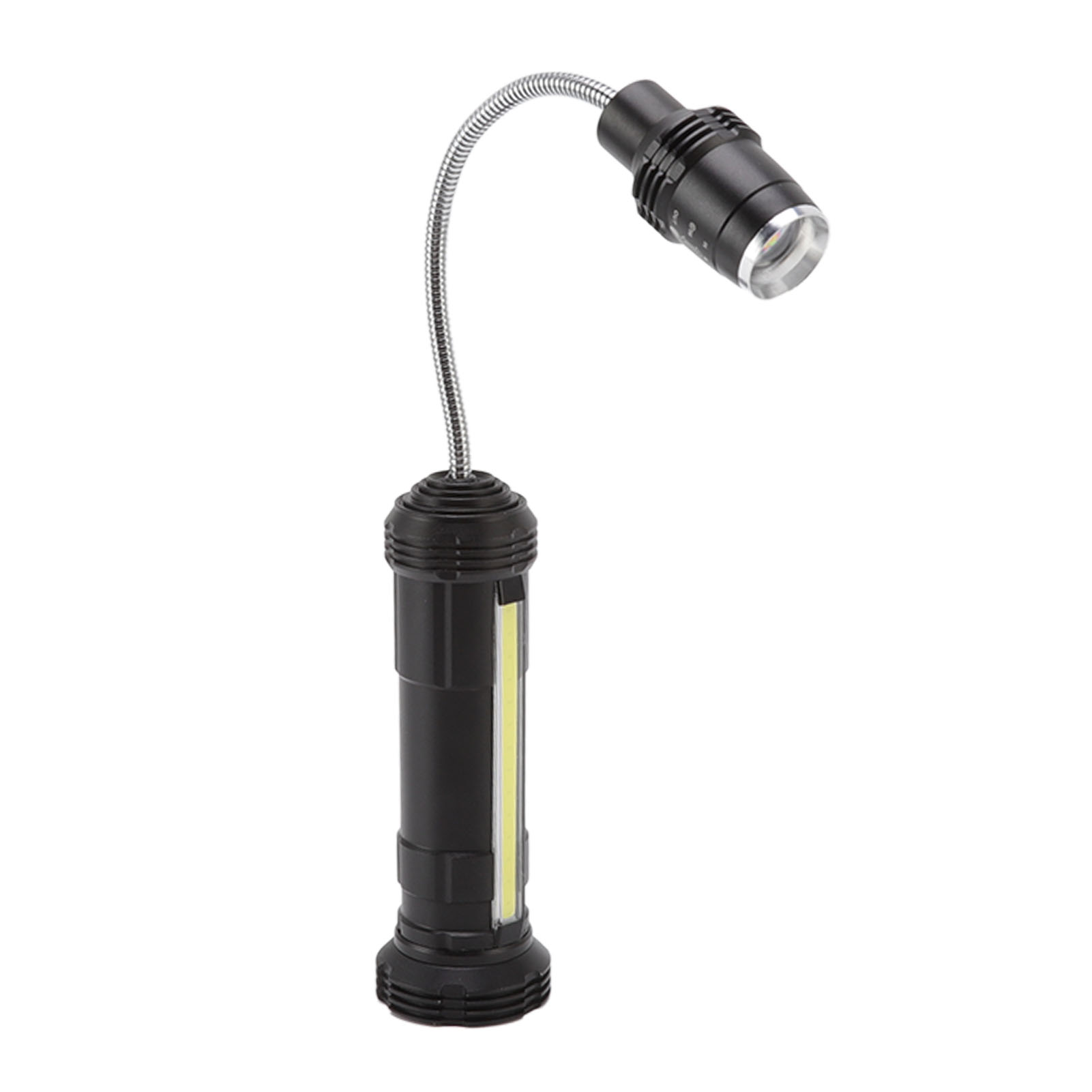 Magnetische Led-grillleuchte Mit Zoombarer Seitenleuchte, Wasser- Und Hitzebeständig, Flexibler Hals, Arbeitsleuchte Für Den Außenbereich