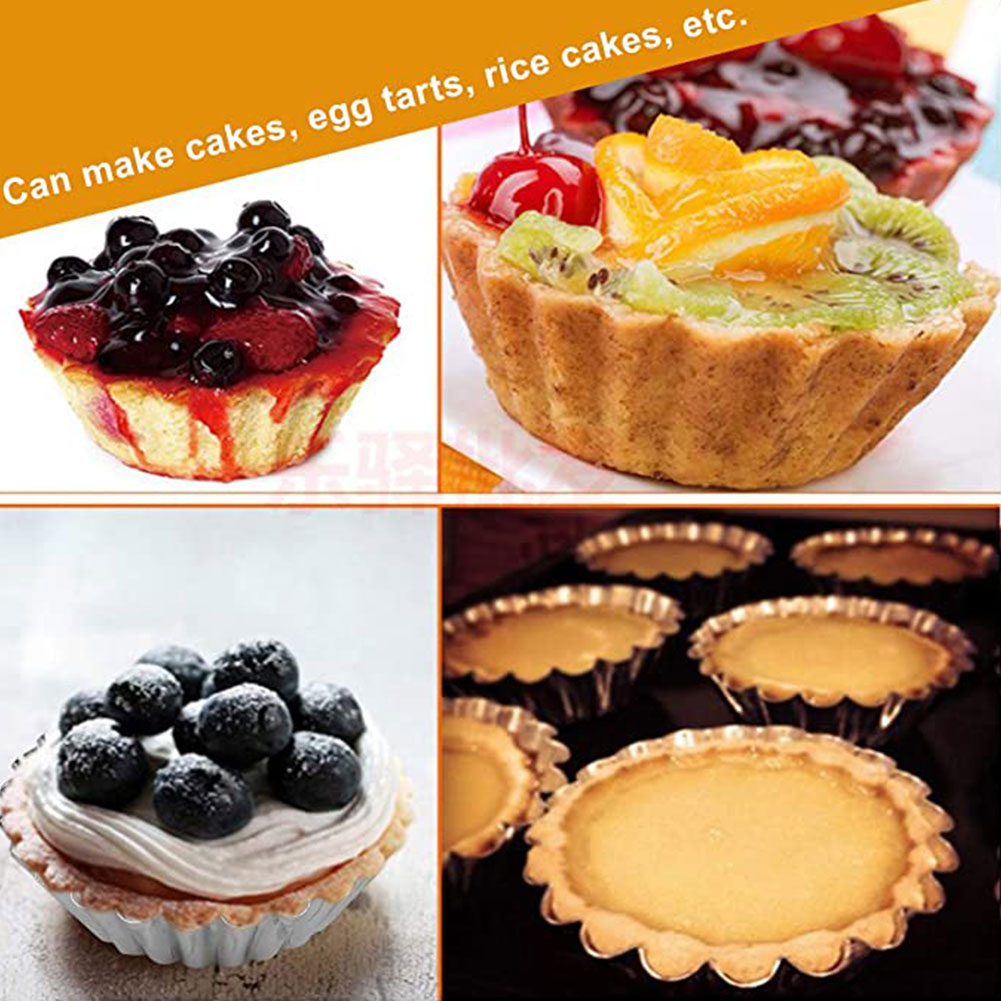 20 Antihaftbeschichtete Aluminium-tartelette-, Mini-muffin- Und Kuchenformen, 20 Wiederverwendbare Teile Zum Backen Und Kochen