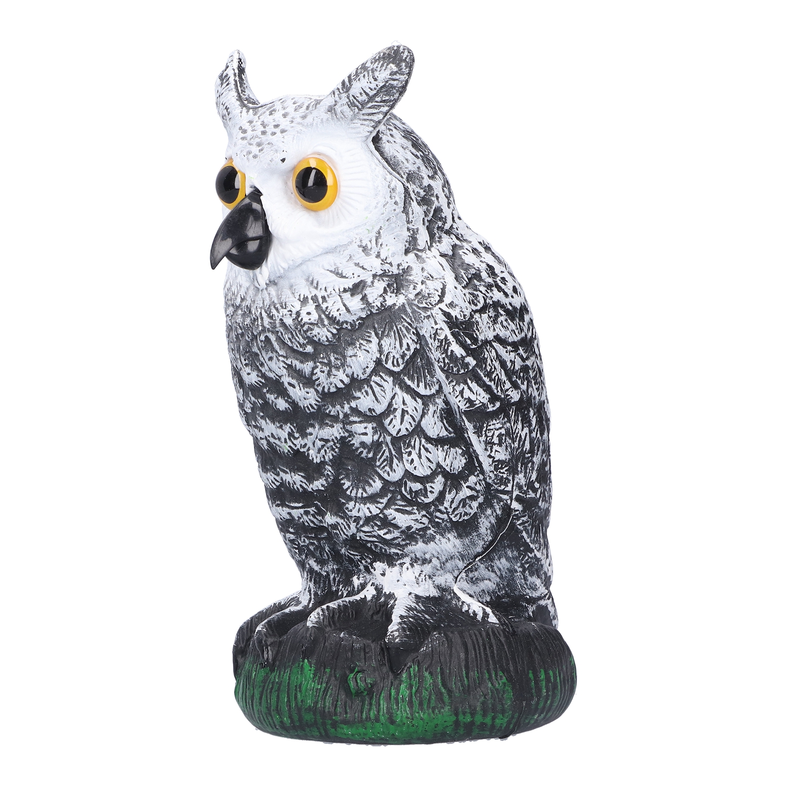 Künstliche Eulen-vogelscheuche Aus Kunststoff Für Den Garten, Schädlingsabwehr, 23 Cm