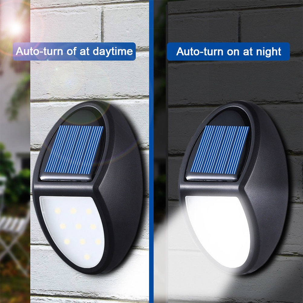 10 Led Ip65 Wasserdichte Solar-straßenleuchte Für Den Außenbereich, Garten- Und Hofwandleuchte