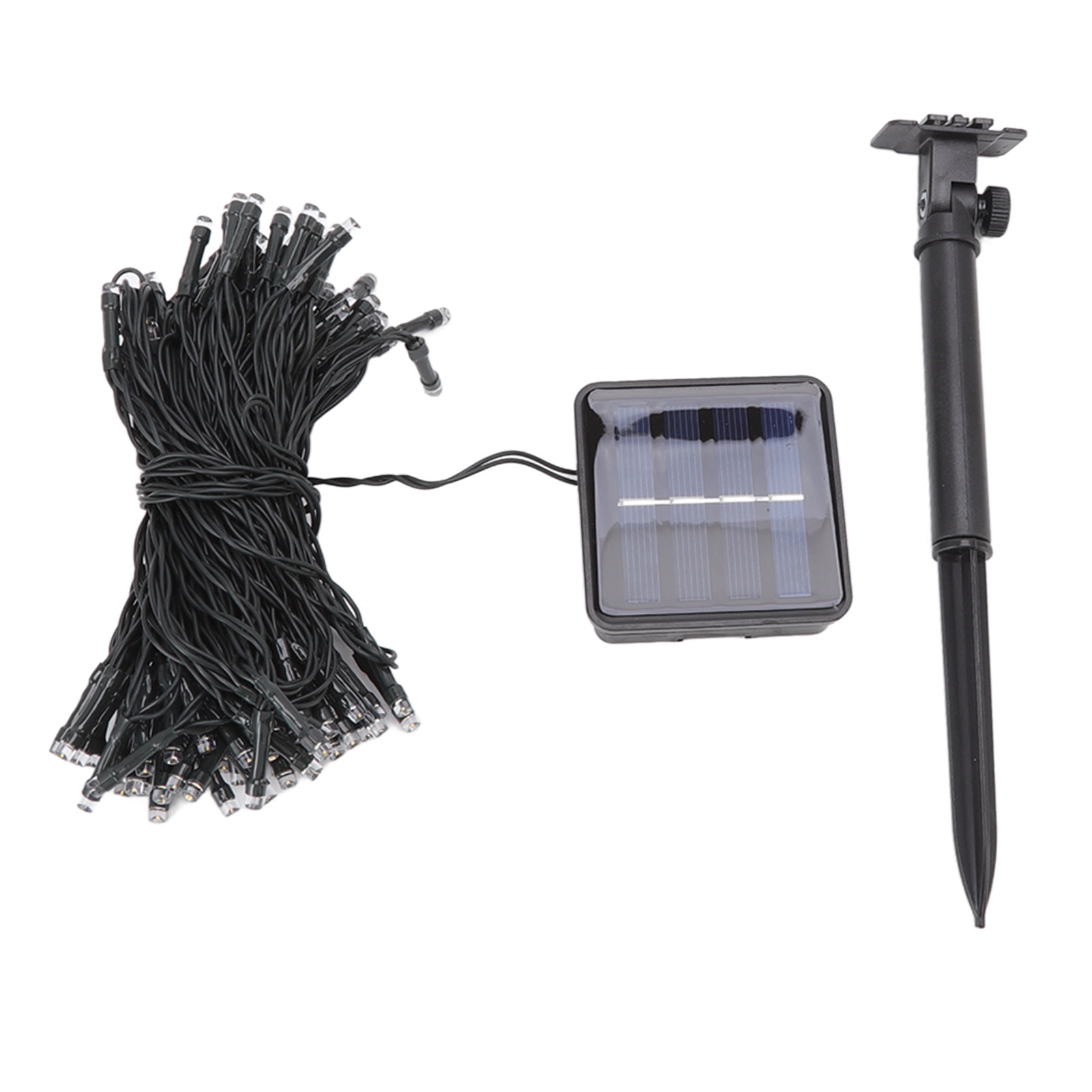 Dekorative Solar-lichterkette Mit 100 Leds, 8 Modi, Ip65 Wasserdicht, 12 Meter, Mehrfarbige Gartenbeleuchtung