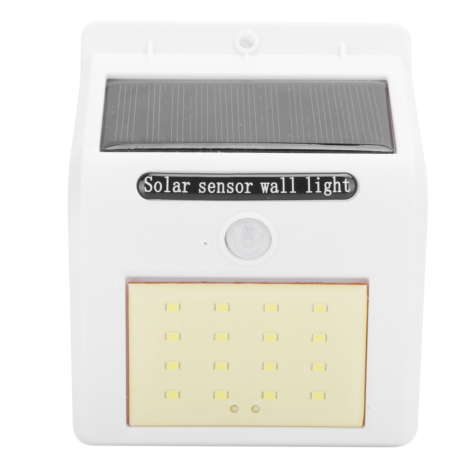 16-led 2-in-1 Solar-außenlaterne, Hofwandleuchte Mit Infrarot- Und Personenerkennung, Kabellose Gartenbeleuchtung.