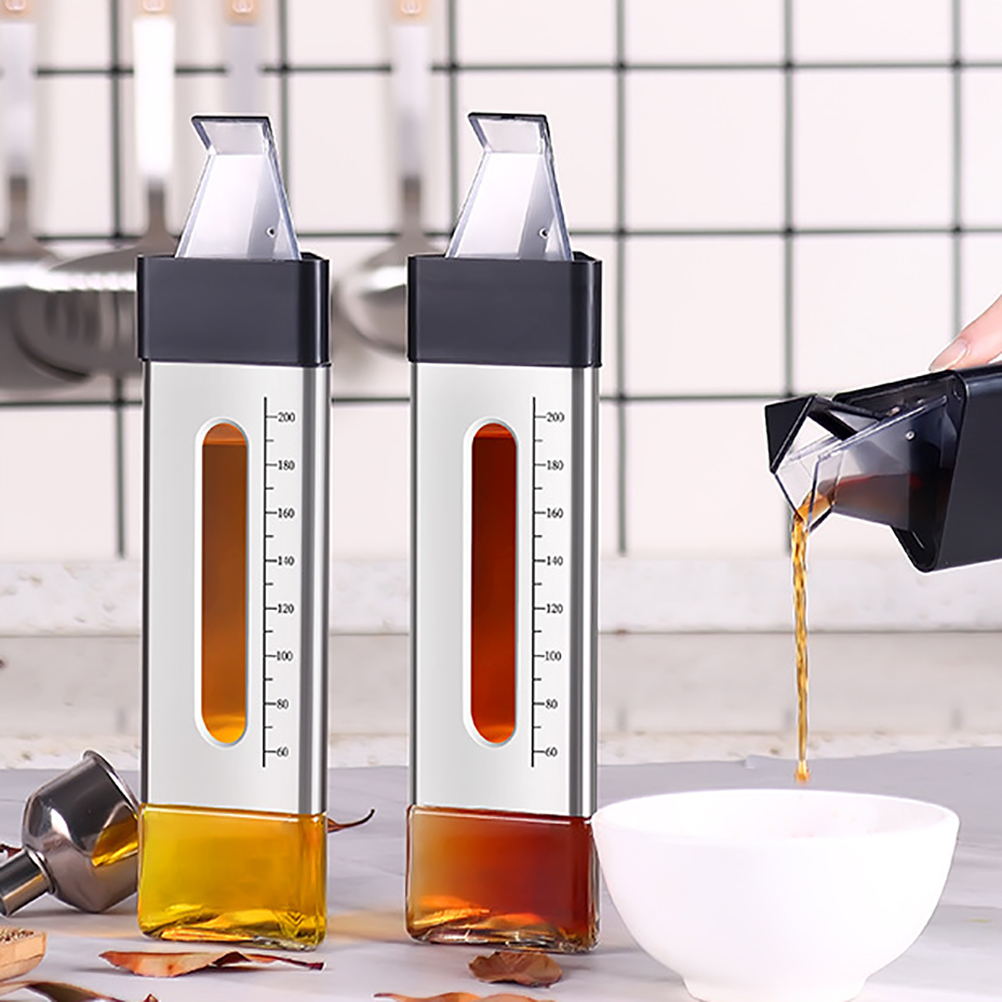 Nachfüllbare Ölsprühflasche Mit Skala, Öl- Und Essigspender Zum Kochen Und Grillen