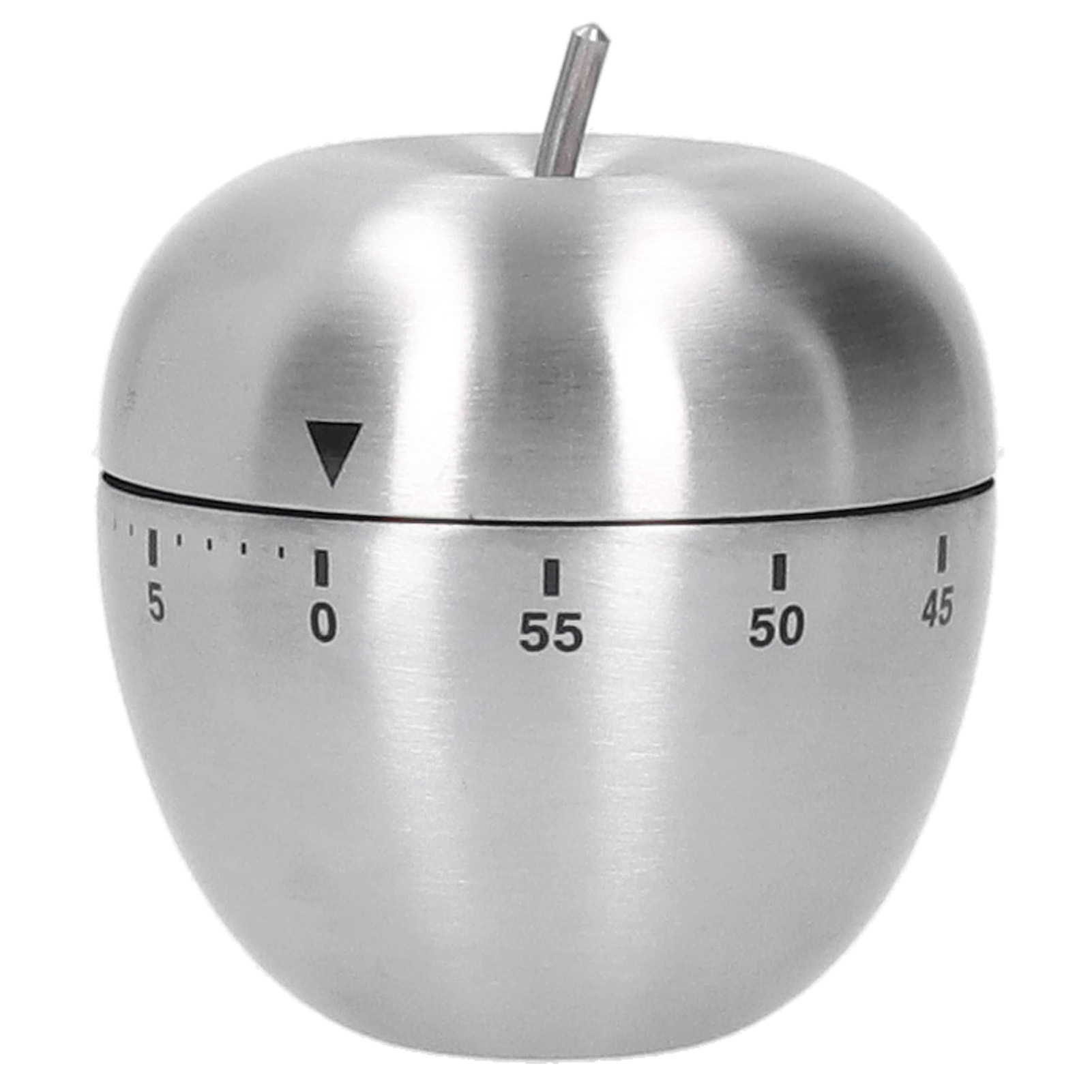 Mechanischer Apfeltimer Aus Edelstahl Mit Countdown-alarm, Kochwerkzeug Und Kochfunktion.