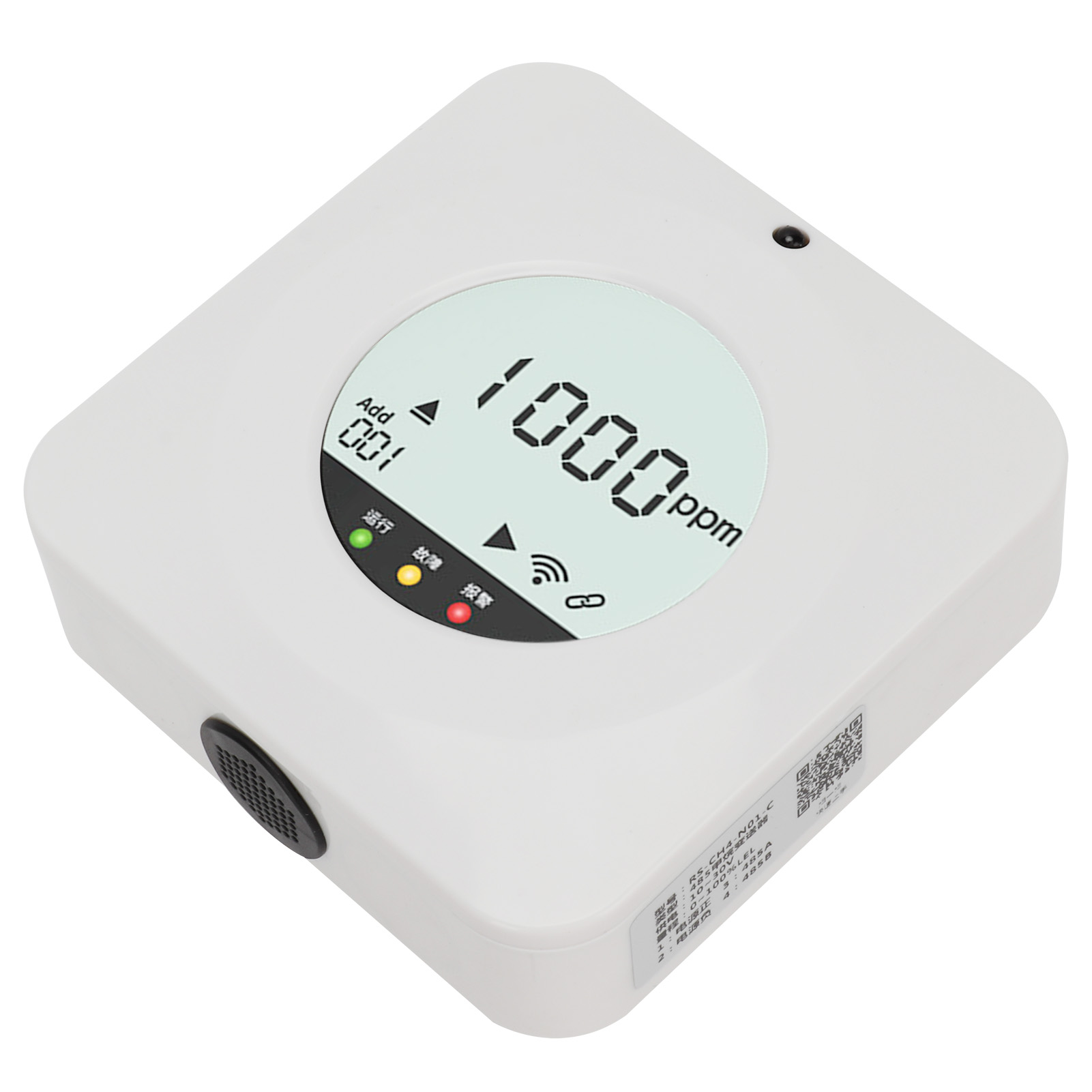 Ch4-gaswarngerät Mit Alarm, Sensor Für Brennbare Gase, Lcd-display, Für Zuhause, Büro, Fabrik