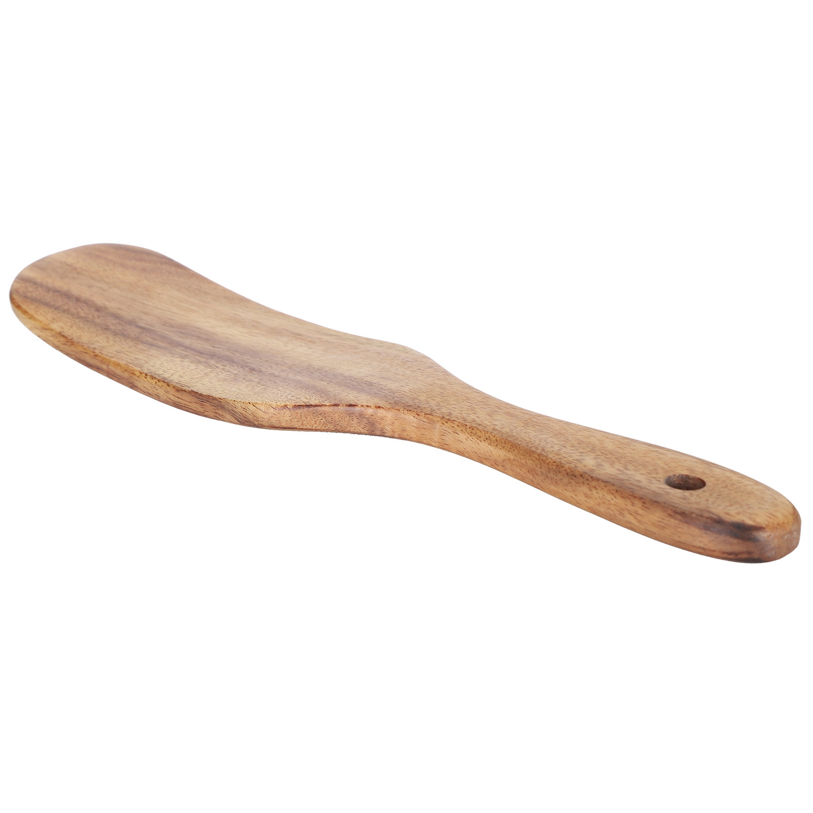 Teak-küchenspatel, Hölzerne Bratschaufel, Haushaltsutensil 23 X 5 Cm