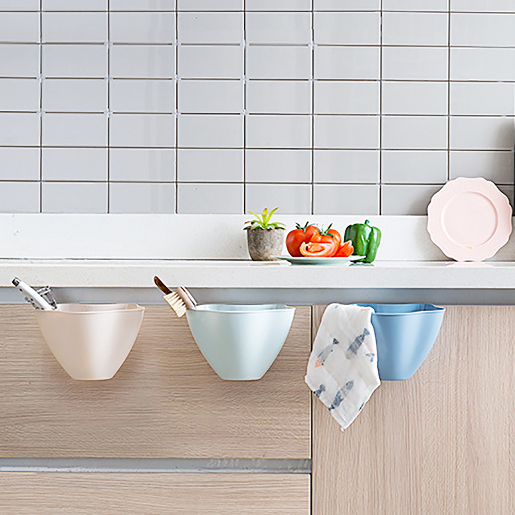 Hängekorb Für Die Küchenschranktür, Mini-mülleimer, Haken Fürs Badezimmer