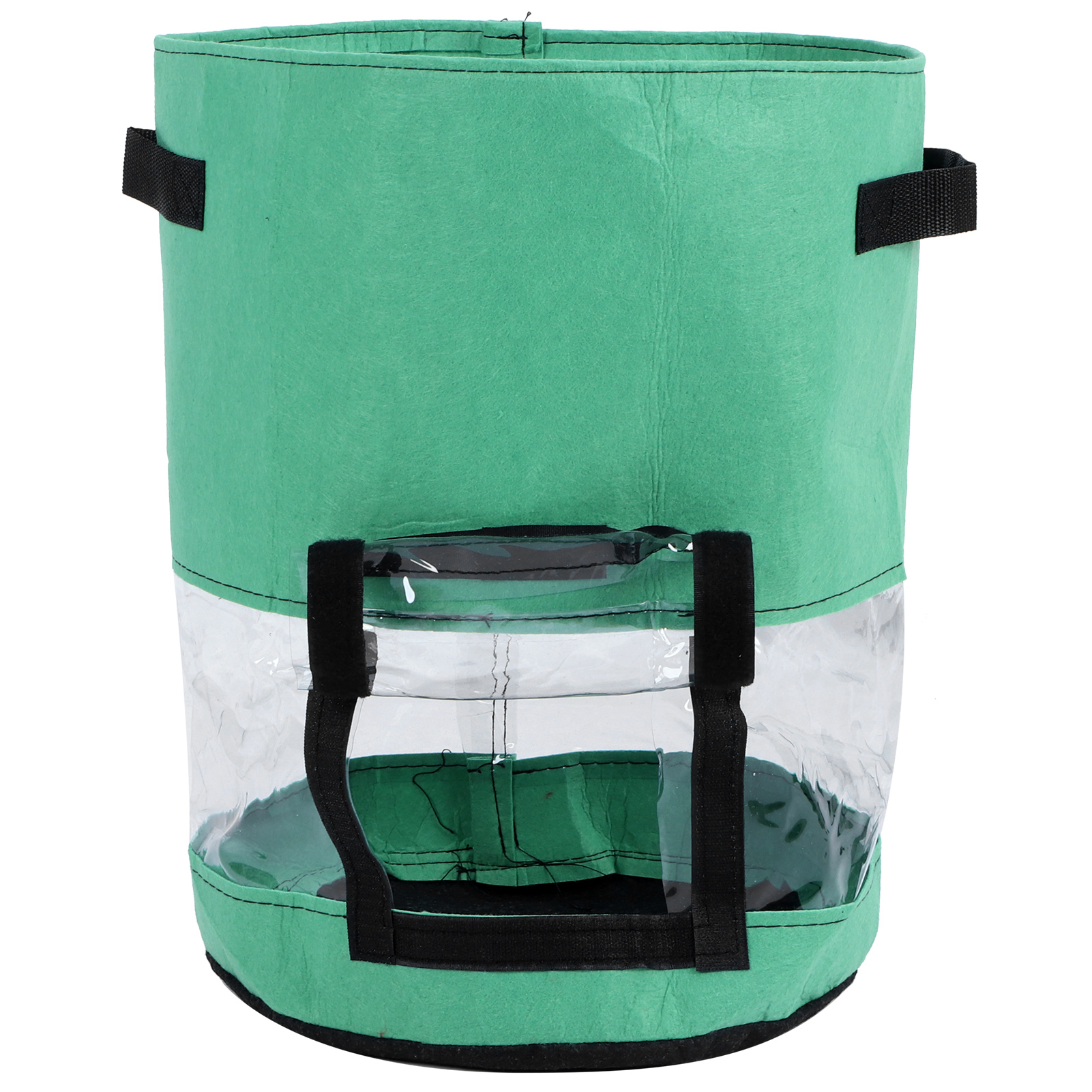 Kartoffelpflanzsack, 360° Transparenter Behälter, Grünes Gartenaccessoire Mit Verdunkelungsstoff, 35 X 45 Cm, 43 L/10 Gallonen