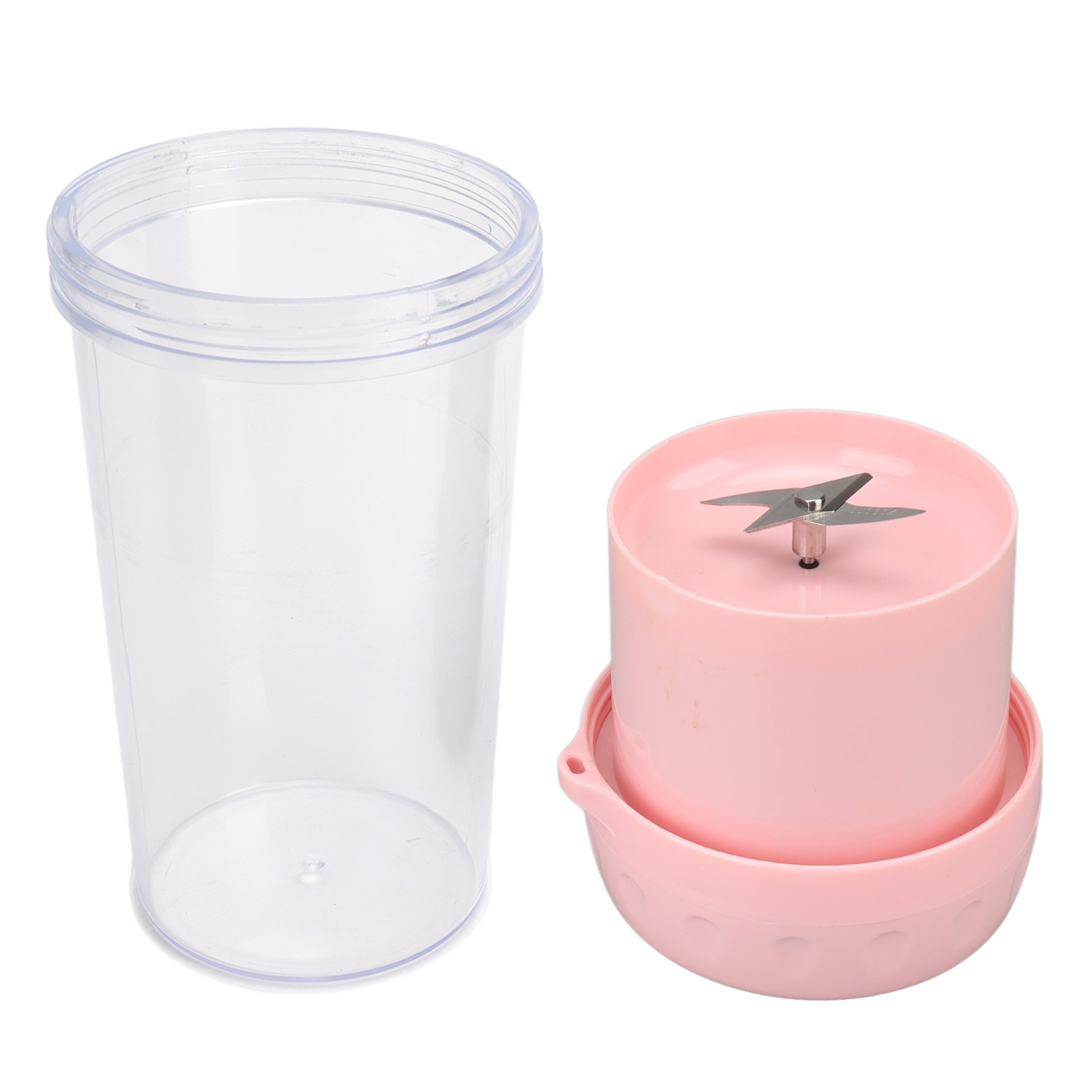 Multifunktionaler, Tragbarer Usb-standmixer In Pink, Wiederaufladbarer Fruchtmixerbecher Aus Abs/ps, Für Zuhause Oder Büro, 1 Stück