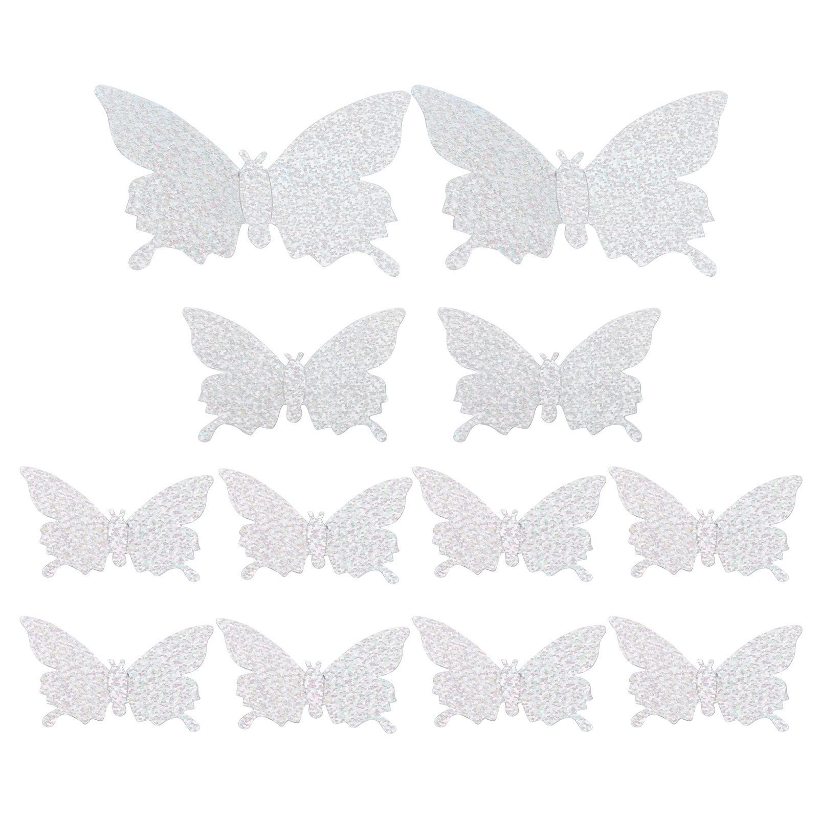 Glänzende 3d-silberaufkleber, Tapete In Tapetenoptik, 12 Stück, Für Wohnzimmer, Hochzeiten Und Heimdekoration.