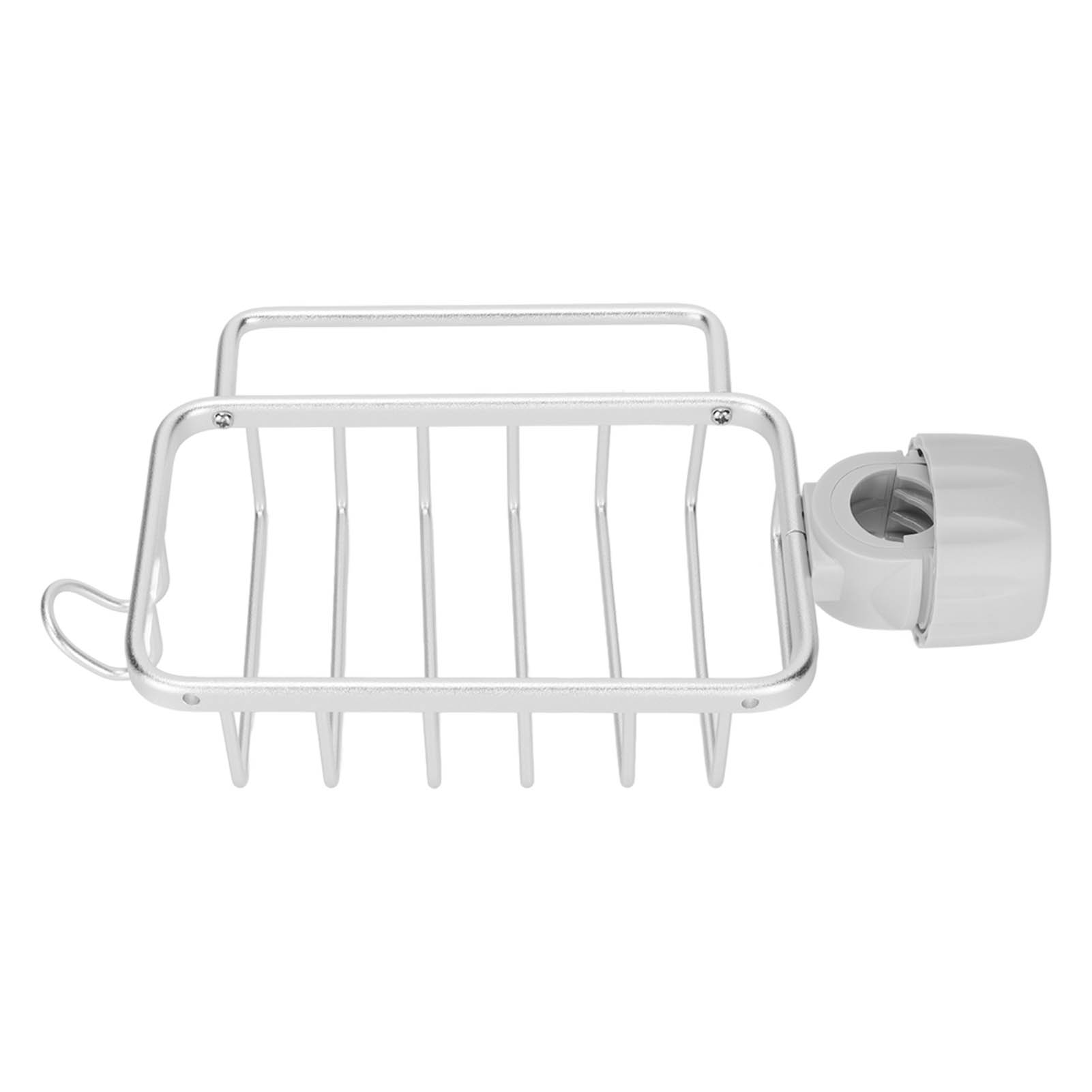 Hängender Schwammabtropfer Für Küchenarmaturen, Handtuchhalter, Silberner Spülbeckenorganizer